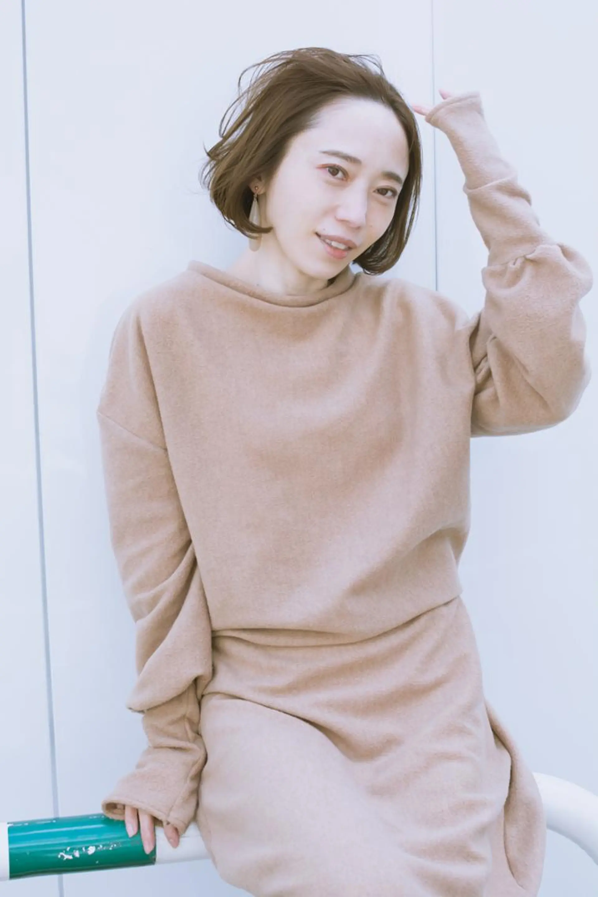 ショート カラー 切りっぱなしボブ ショートボブ ベージュカラー ブルーカラー ブルージュ カット ヘアカラー トリートメント 斉藤 正敏のその他イメージ