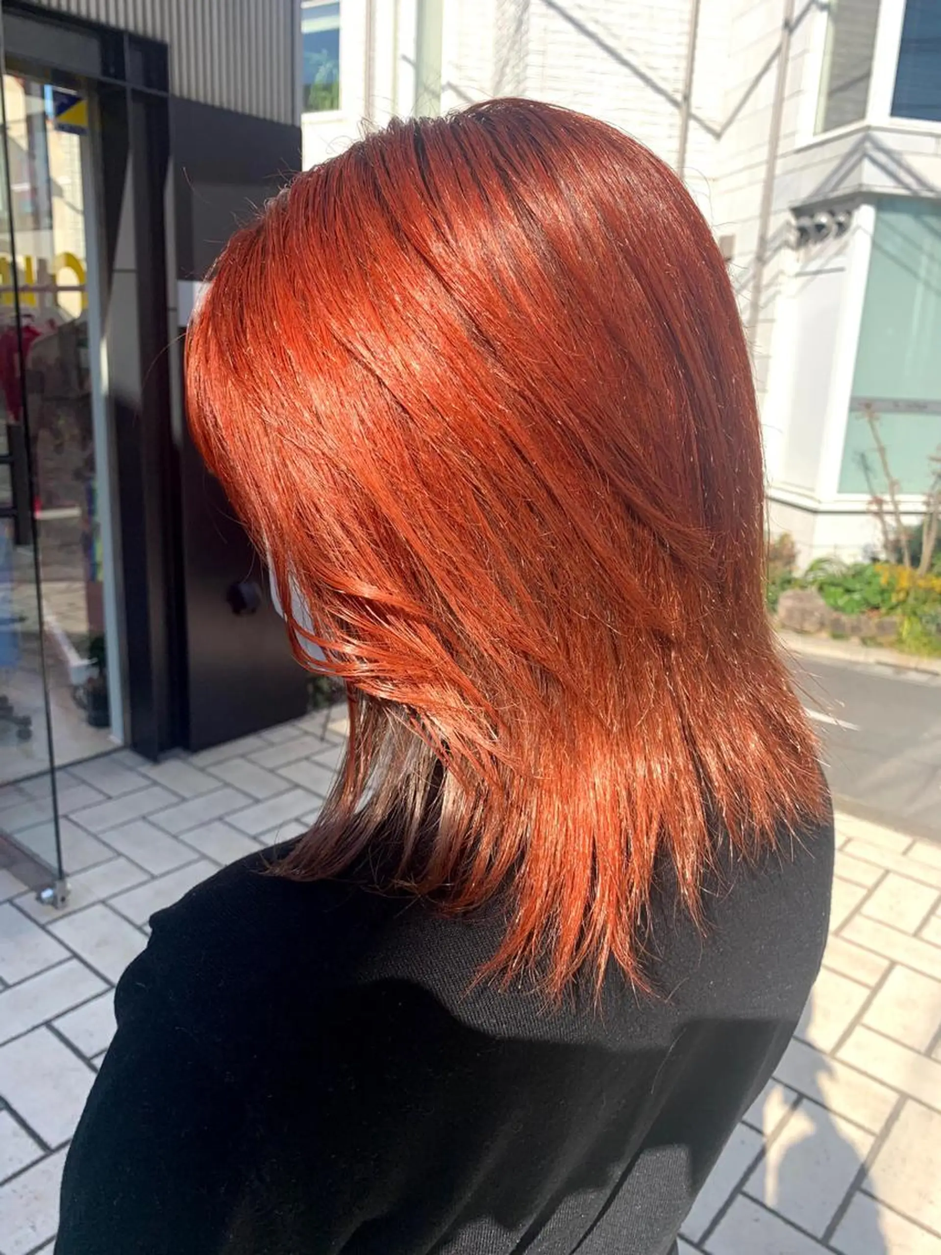 カラー オレンジ Hana ハイトーン🕯🩰のヘアスタイル