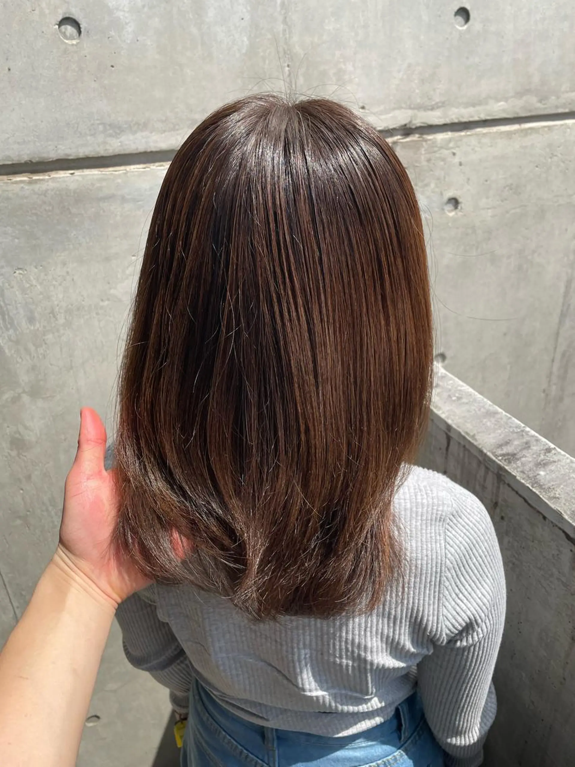 セミロング 👑美髪矯正 SORAのヘアスタイル