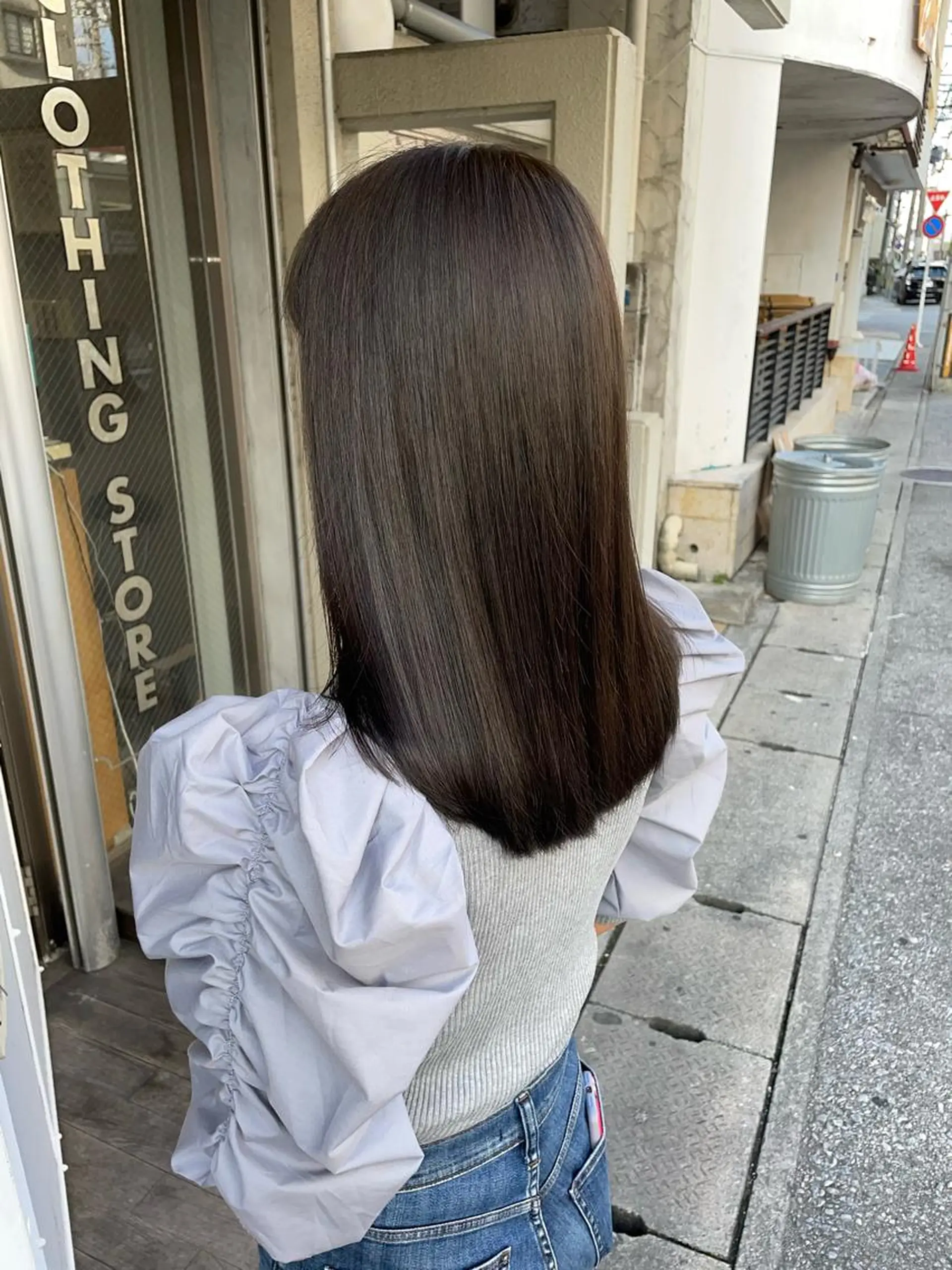 セミロング カラー ヘアカラー miloc那覇 MIKUのヘアスタイル
