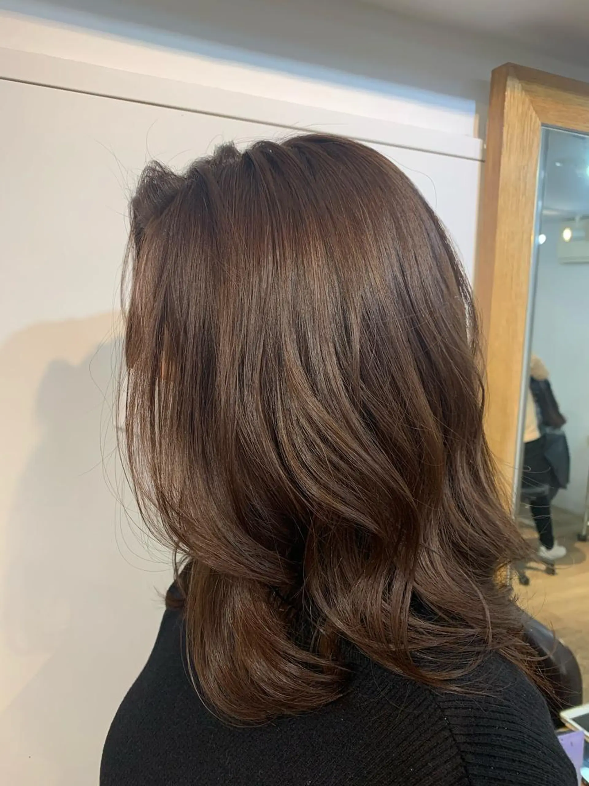 セミロング エンドウ ミノリ🤎 /半個室/レイヤーのヘアスタイル