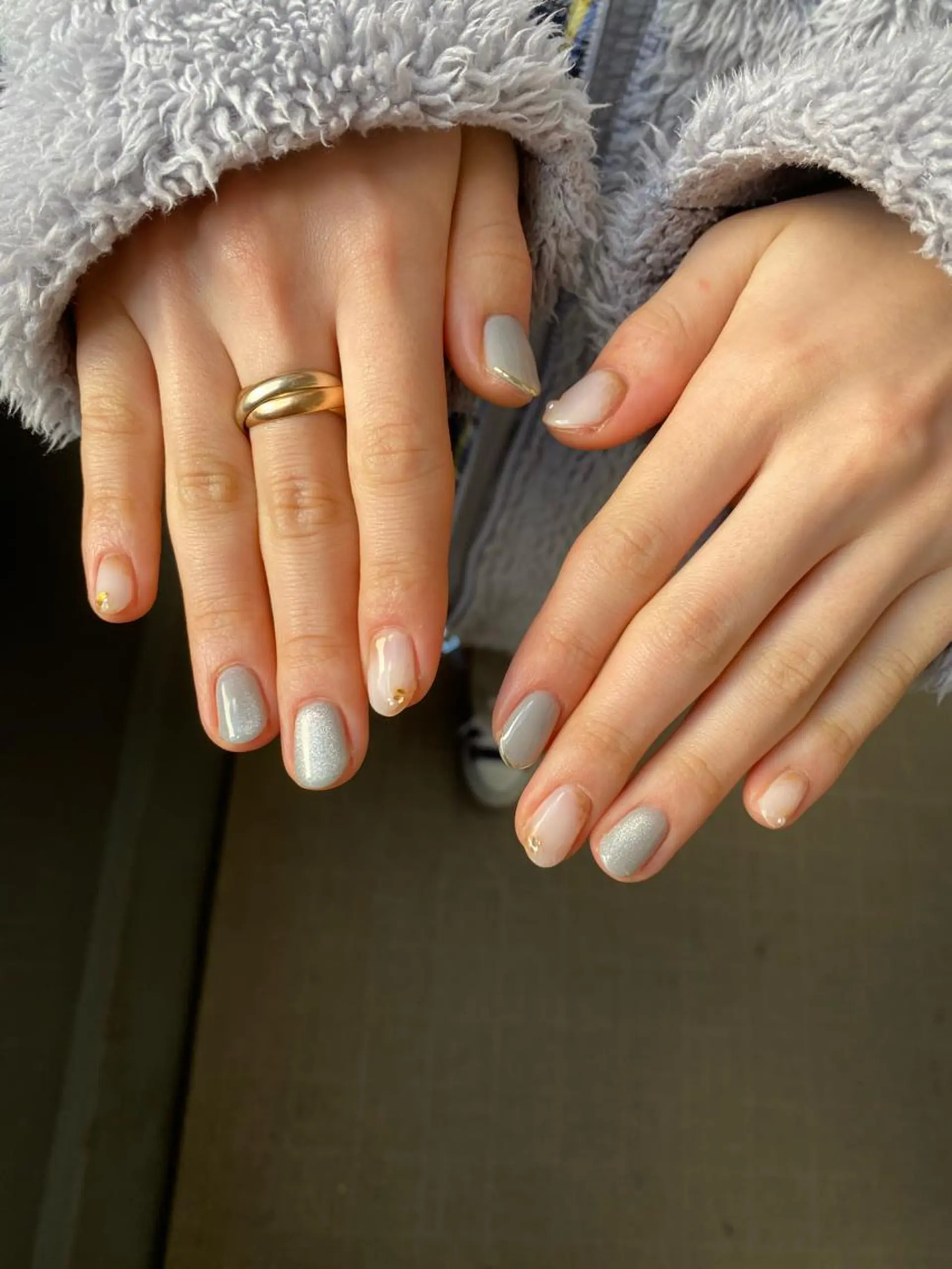 ネイル マグネットネイル ニュアンスネイル ハンドネイル eyelash & nail AN所属・eyelash & nail ANのマツエク・マツパデザイン