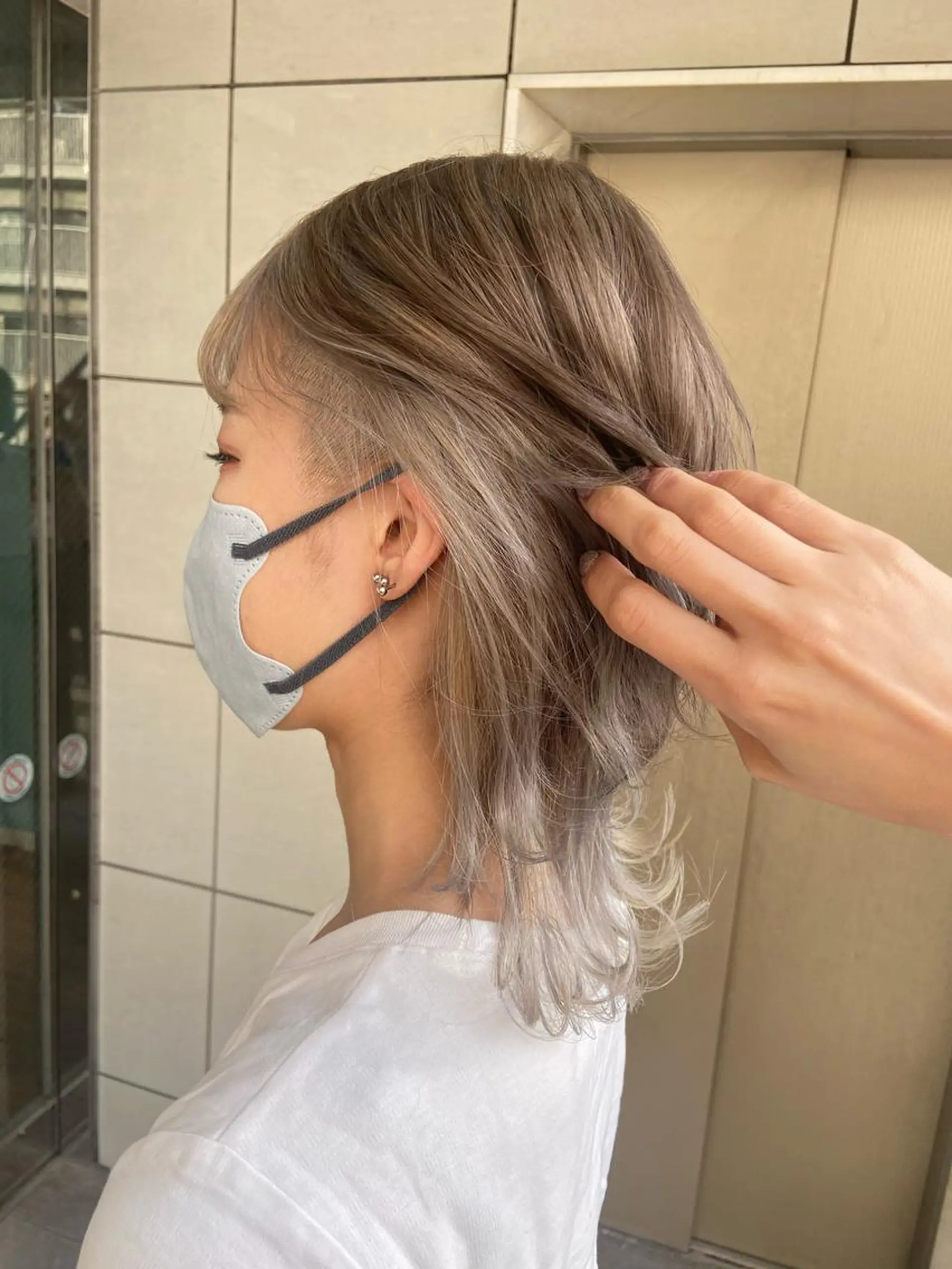 ショート カラー ヘアカラー トリートメント 🧸プルエクステ❤︎ ネイルKAO🧸のヘアスタイル