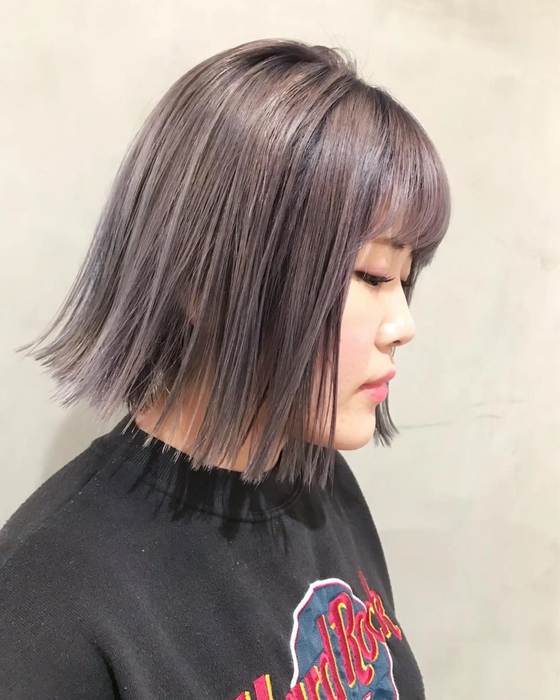 ミディアム カラー ヘアカラー トリートメント 優 作のヘアスタイル
