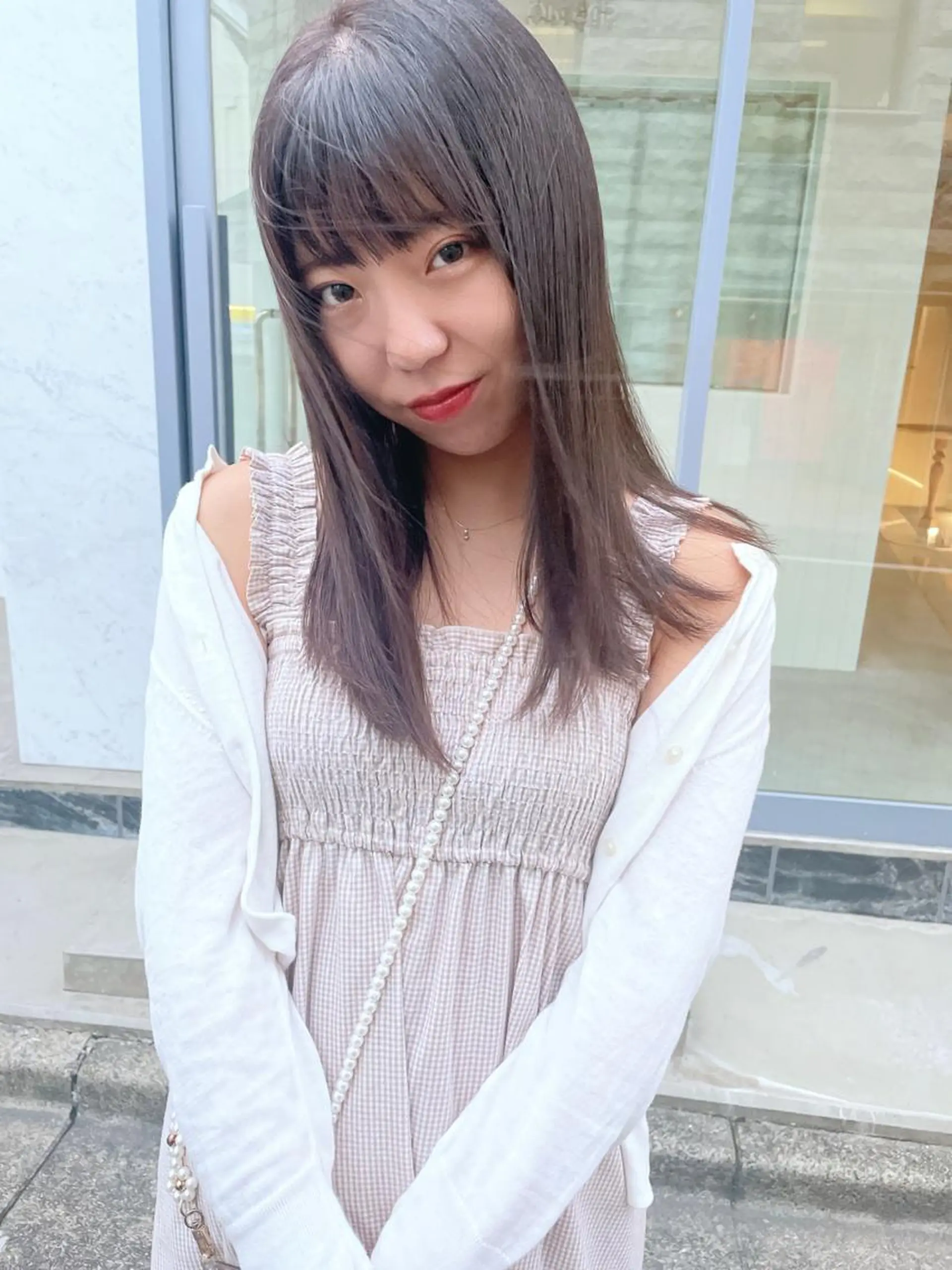 ロング ヘアカラー トリートメント 🍨モテベージュ🩰 miraiのヘアスタイル