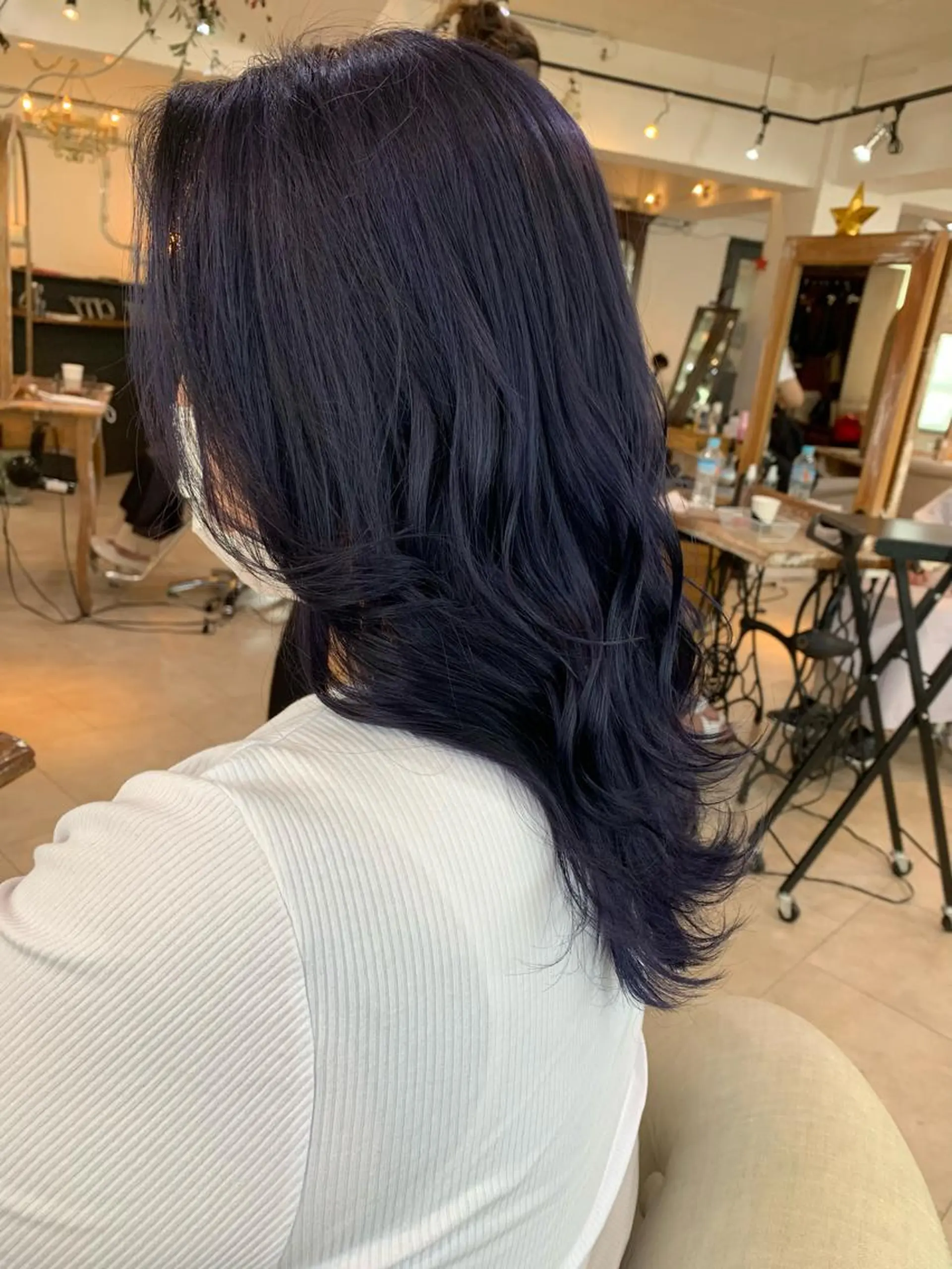 セミロング カラー 💛ハイトーン💛 りむのヘアスタイル