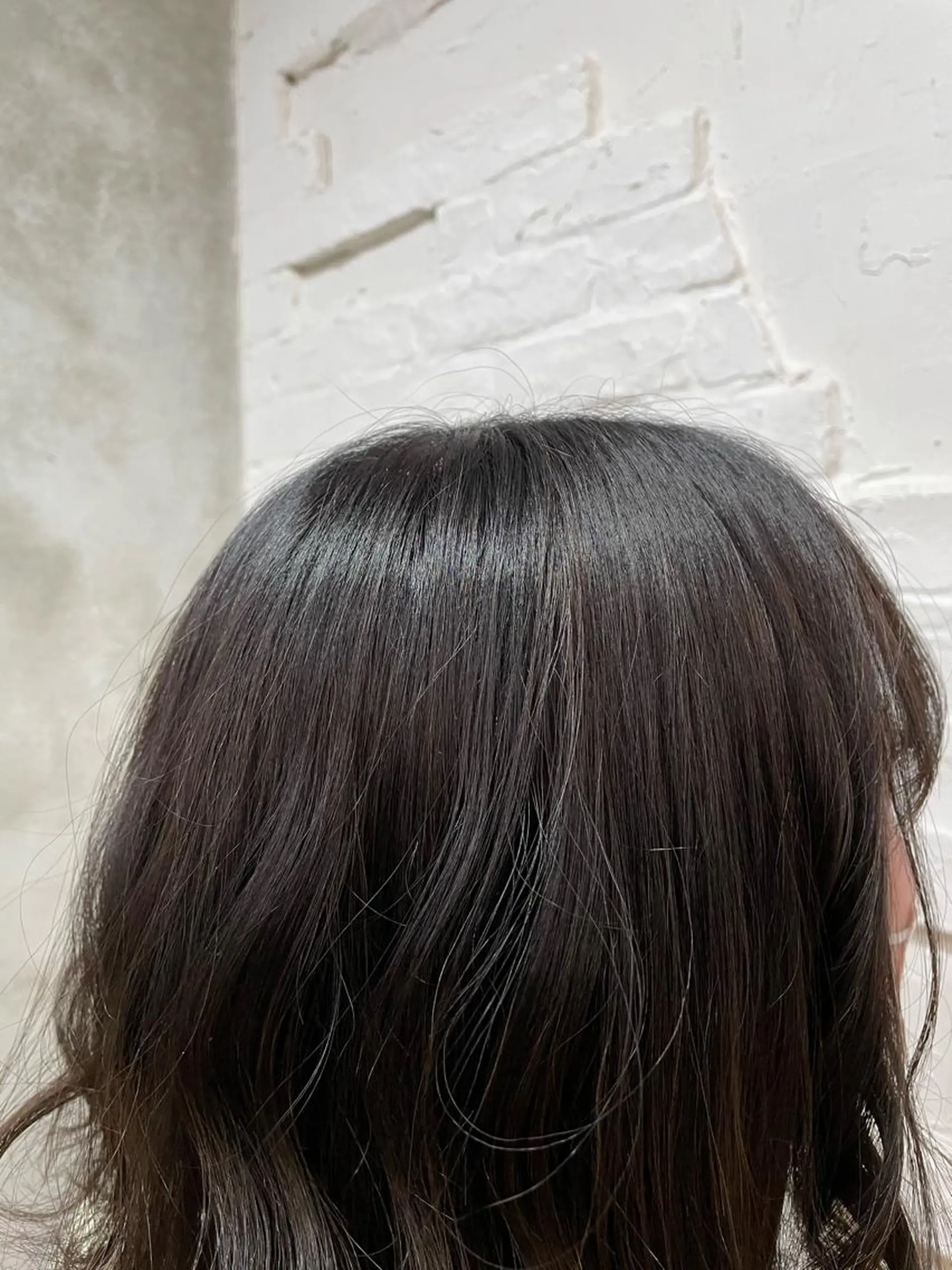 ミディアム カラー グレージュ ラベンダーカラー ラベンダーグレージュ ラベンダーグレー ヘアカラー トリートメント 【ピンク/韓国ヘア/ ヘアセット】亜海のヘアスタイル