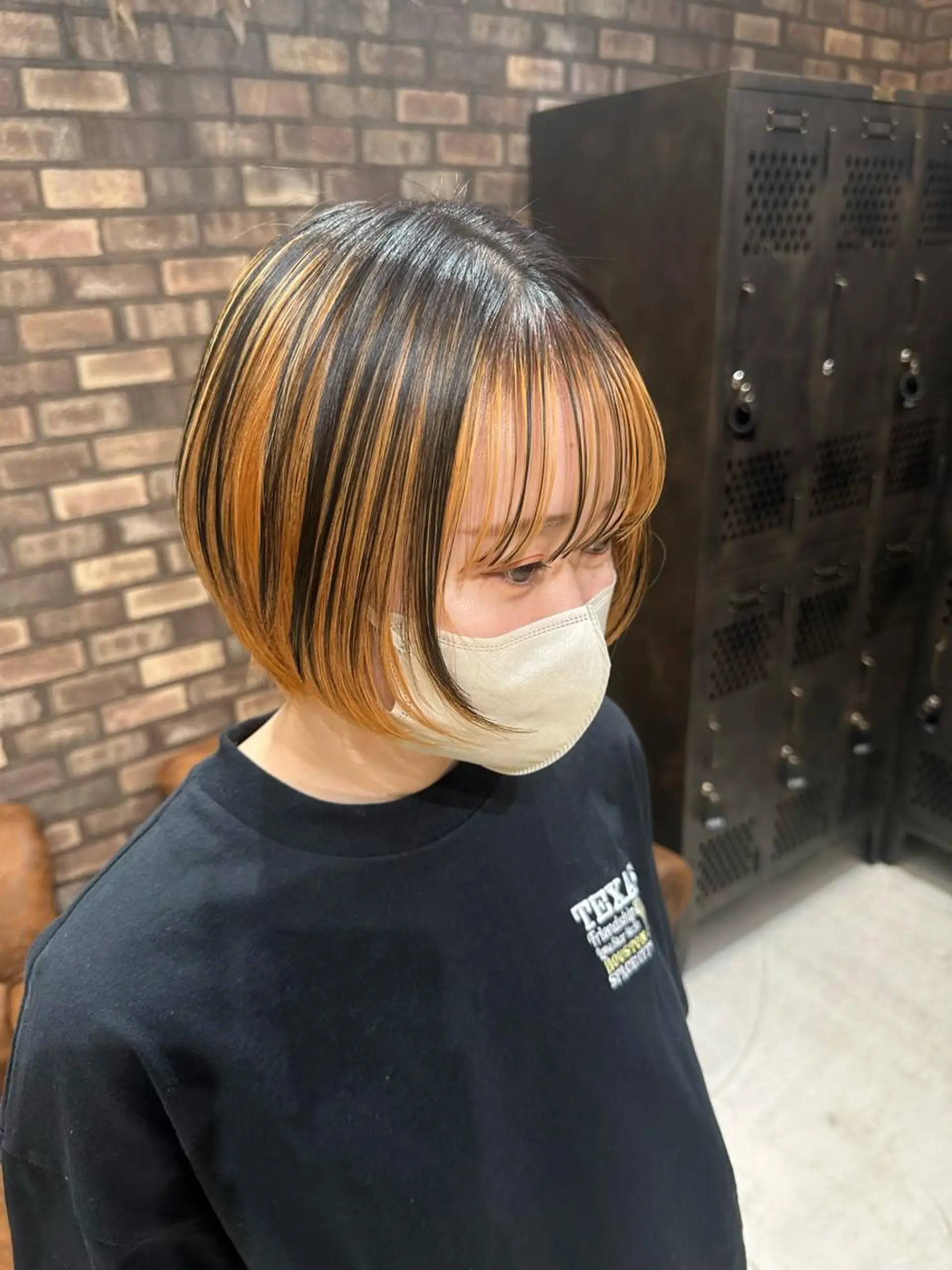 ショート カラー ブリーチ デザインカラー Sara newi 🎀透明感🎀のヘアスタイル