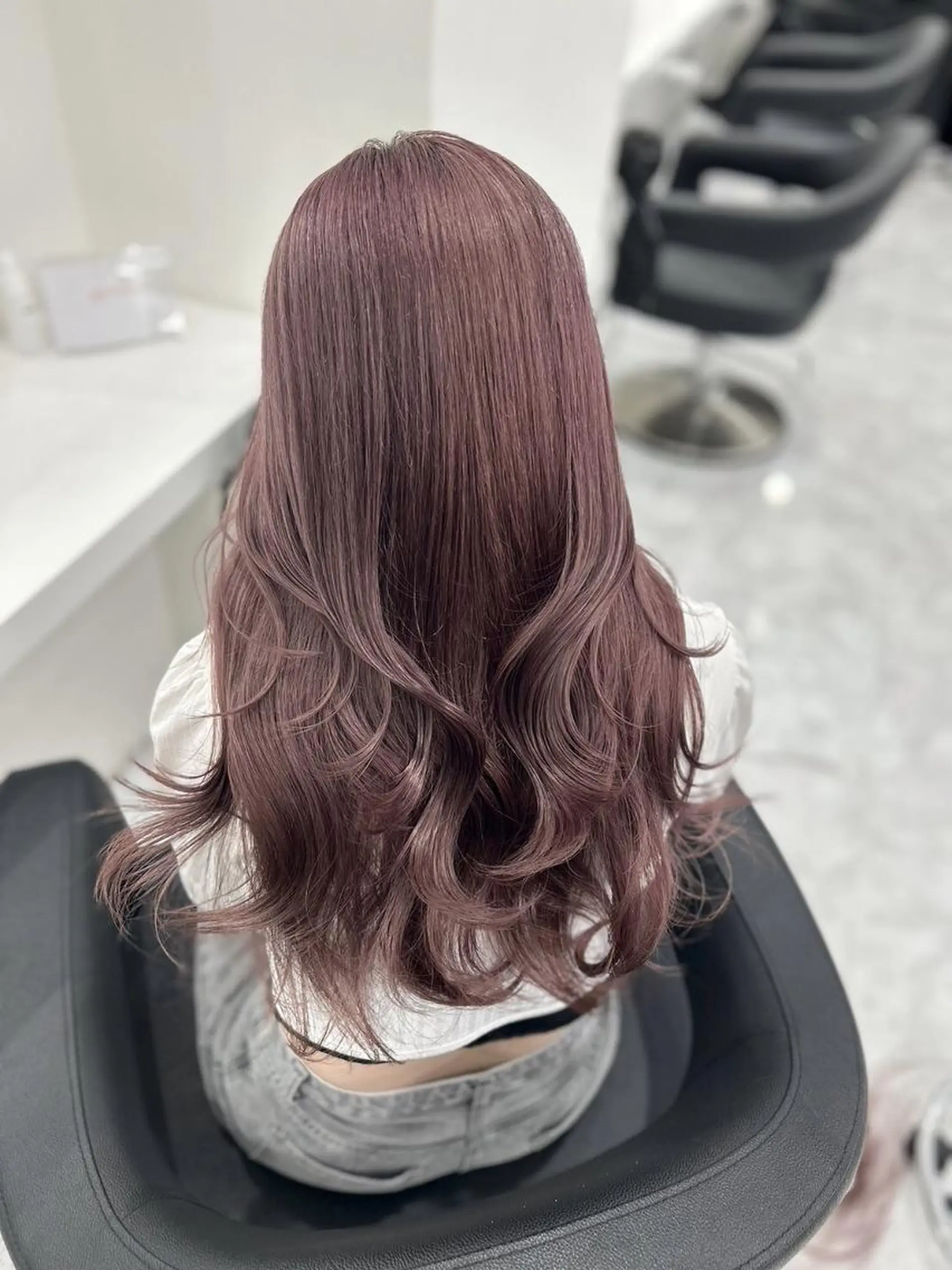 カラー ワンホン🇨🇳レイ ヤー🥀横浜101のヘアスタイル