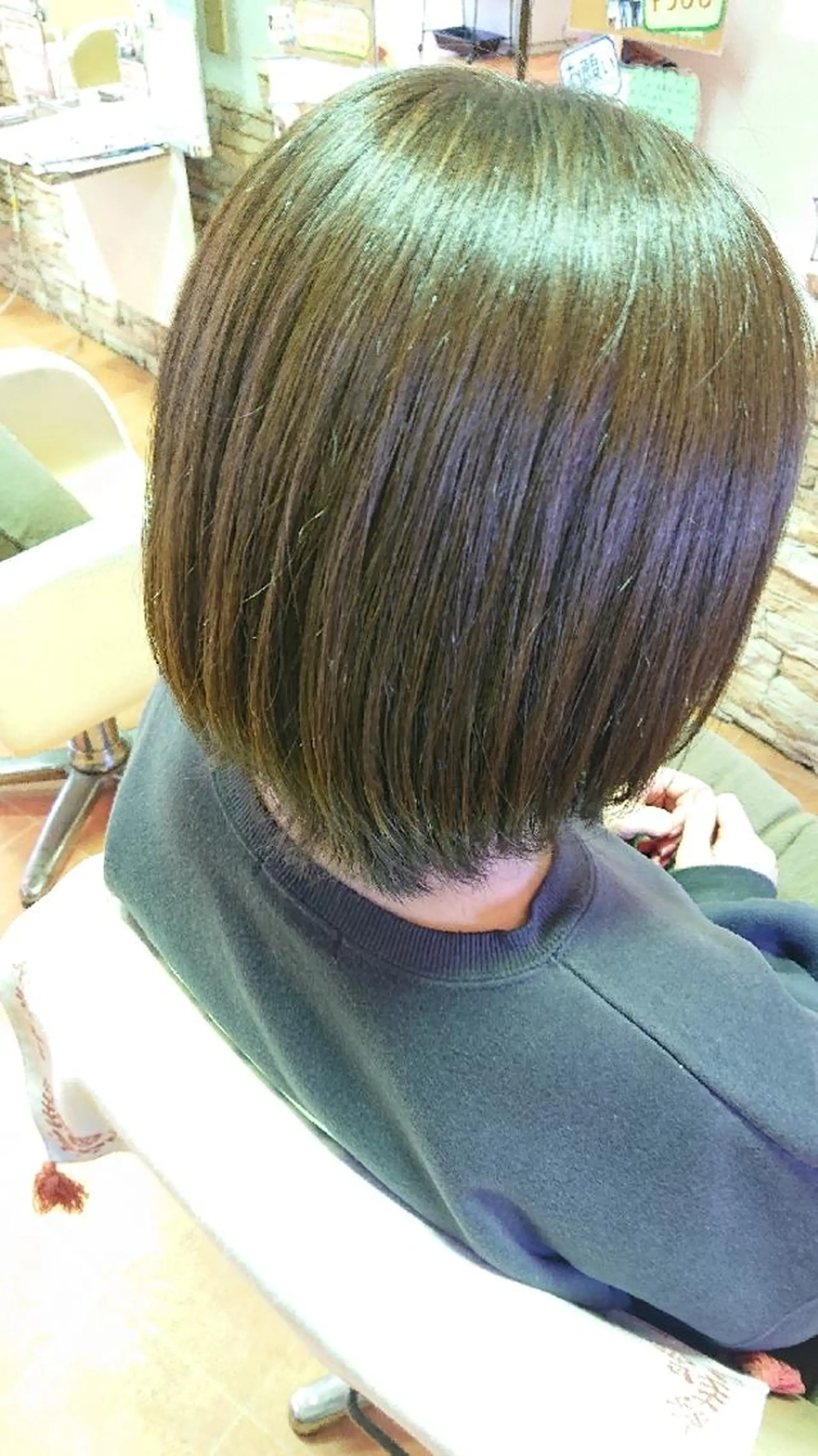 ショート カラー ベージュカラー LINK所属・山口 彩海のヘアスタイル