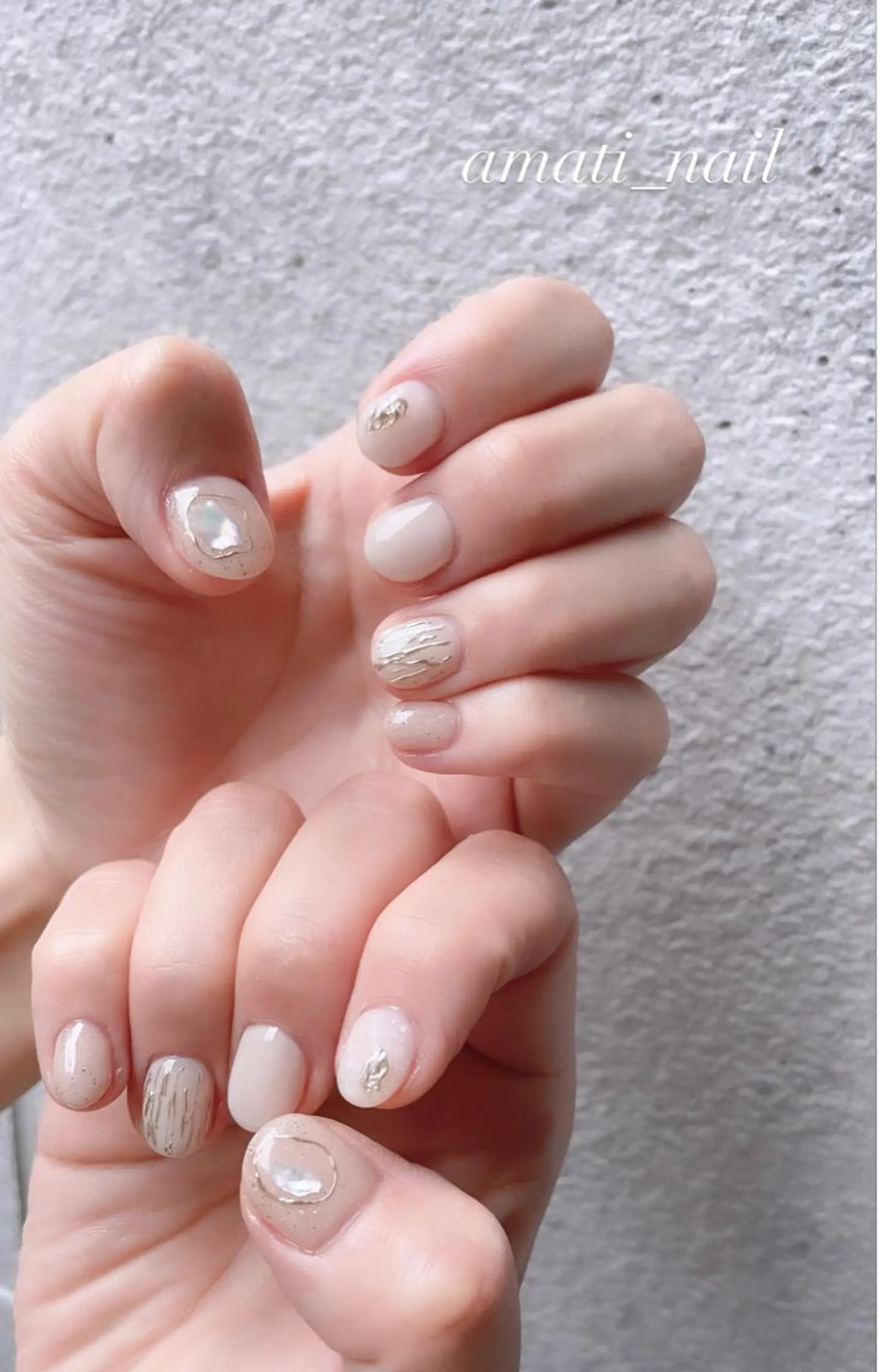 ネイル クリアネイル フットネイル ジェルネイル グラデーション マグネットネイル ハンドネイル amati_nail TAKAKOのネイルデザイン