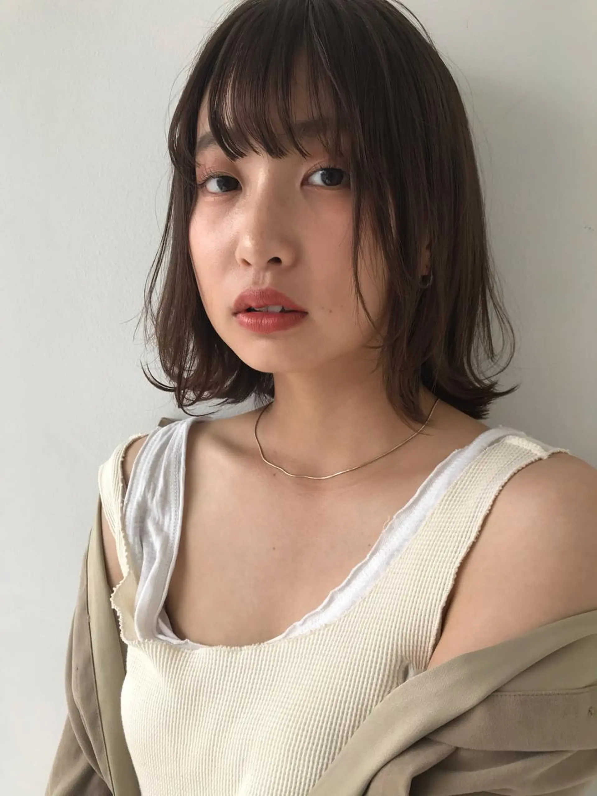 ミディアム カラー 髪質改善/艶カラー /さかうえゆまのヘアスタイル