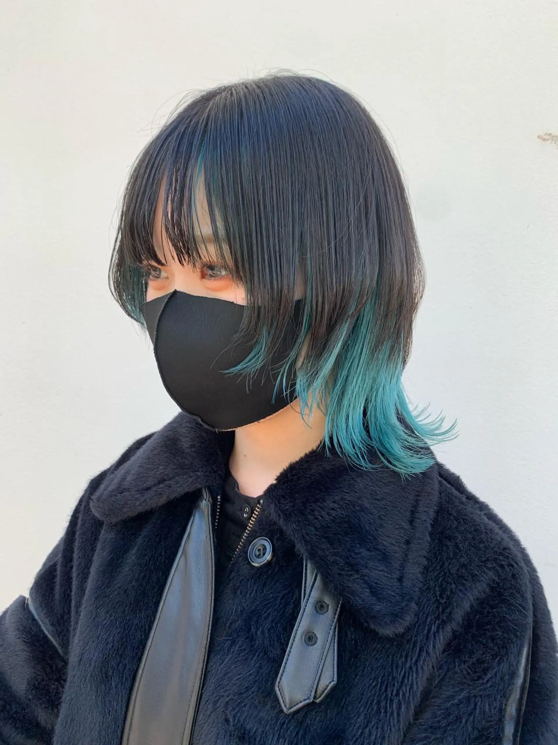 ショート カット ヘアカラー トリートメント ブリーチ/ウルフ ハッシュカット/石山のヘアスタイル