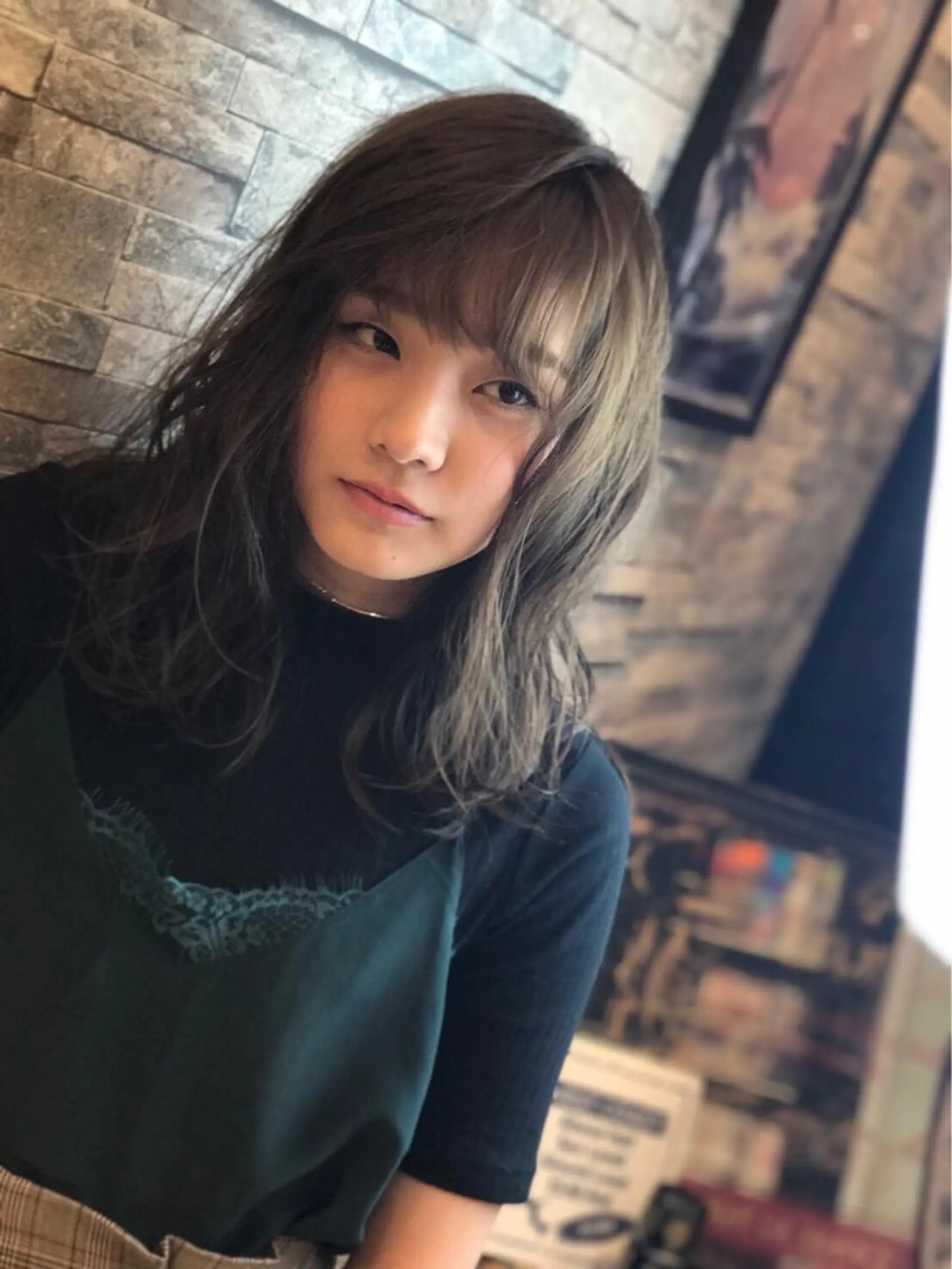 ミディアム カラー パーマ カット ヘアカラー graxi'    グラシー所属・graxi' hairのヘアスタイル