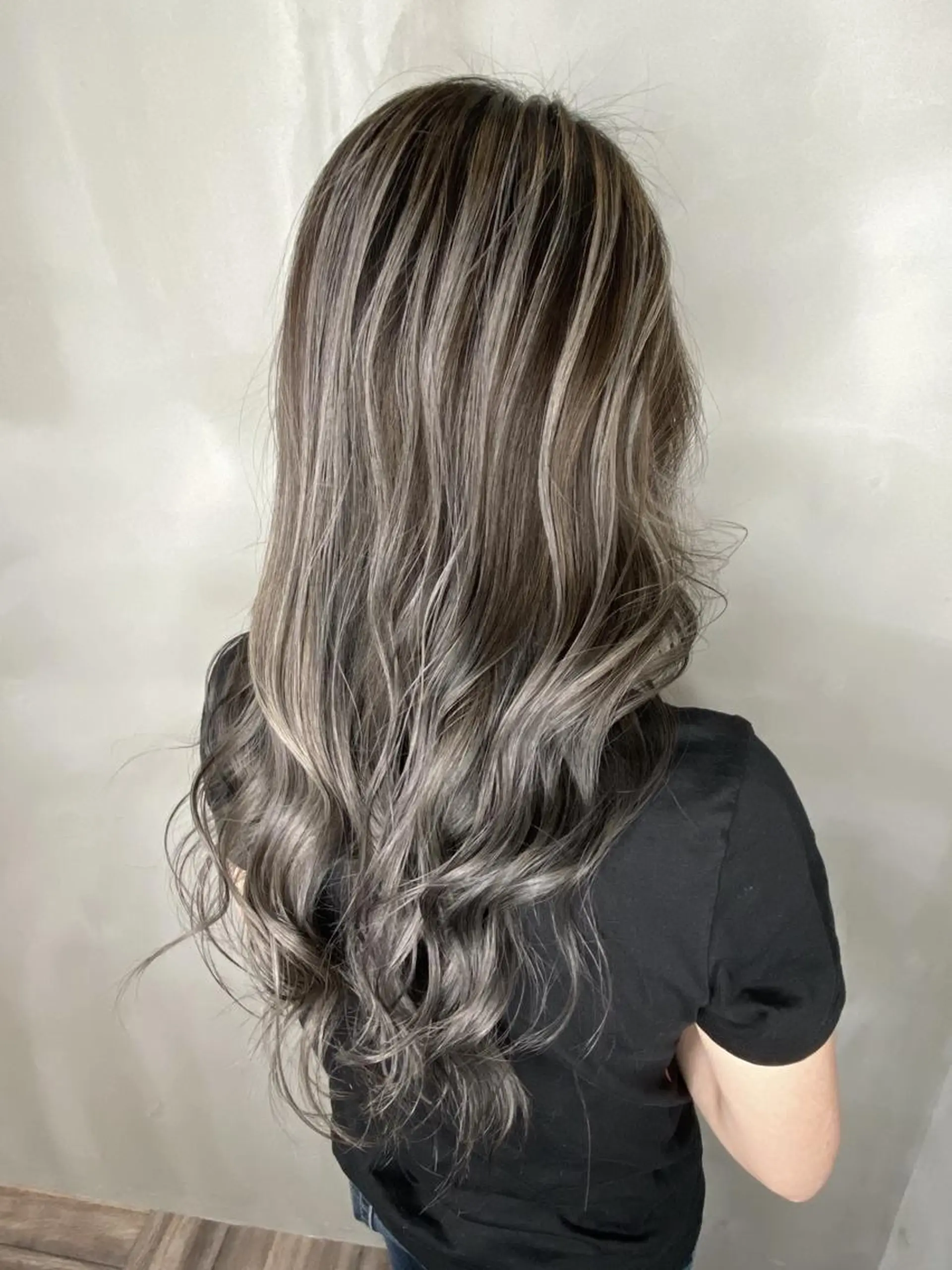 ロング カラー ヘアアレンジ ヘアカラー トリートメント Belle hair Design青野大貴のヘアスタイル