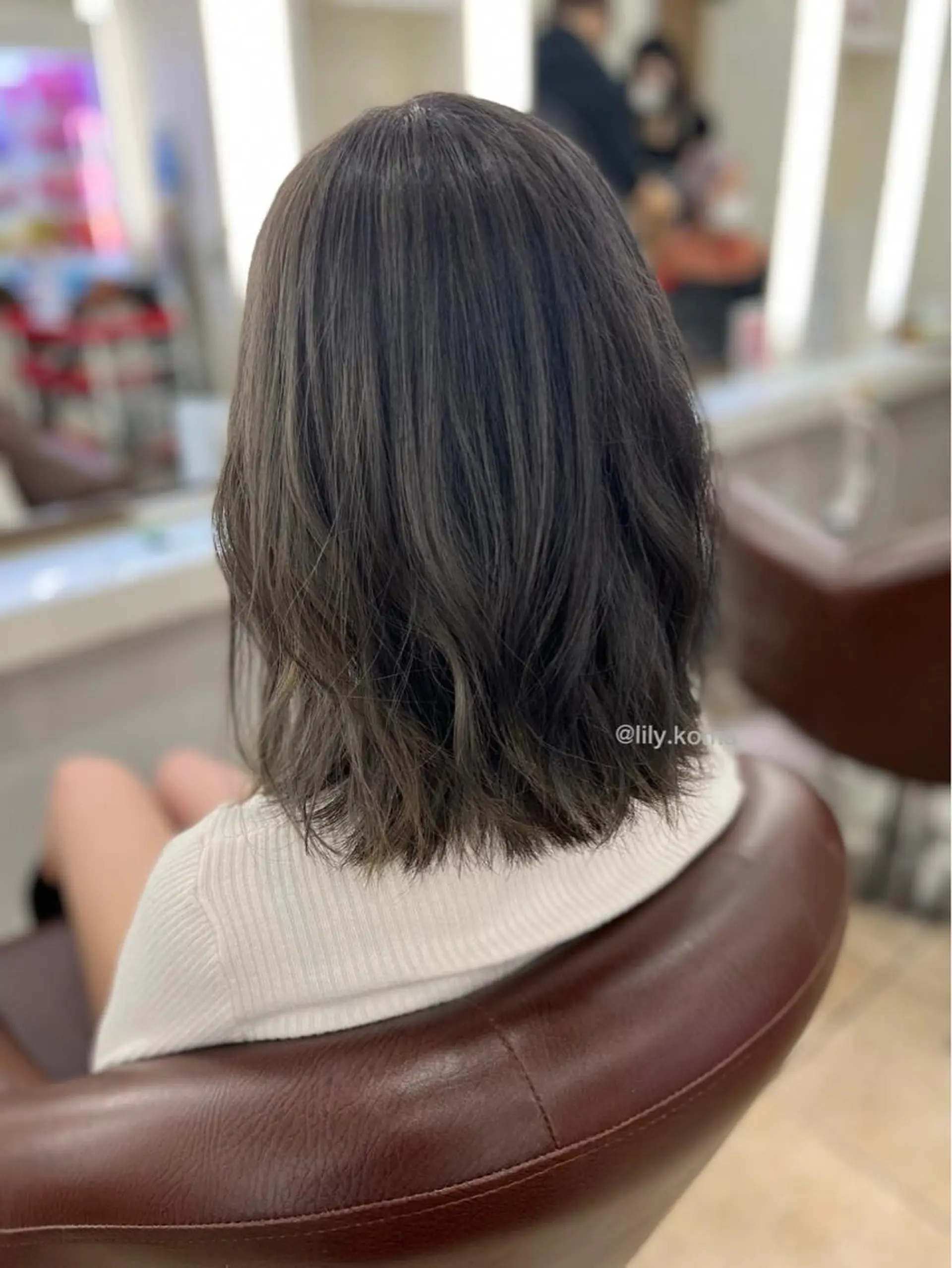 ミディアム ヘアカラー 🐥こ ま🐥のヘアスタイル