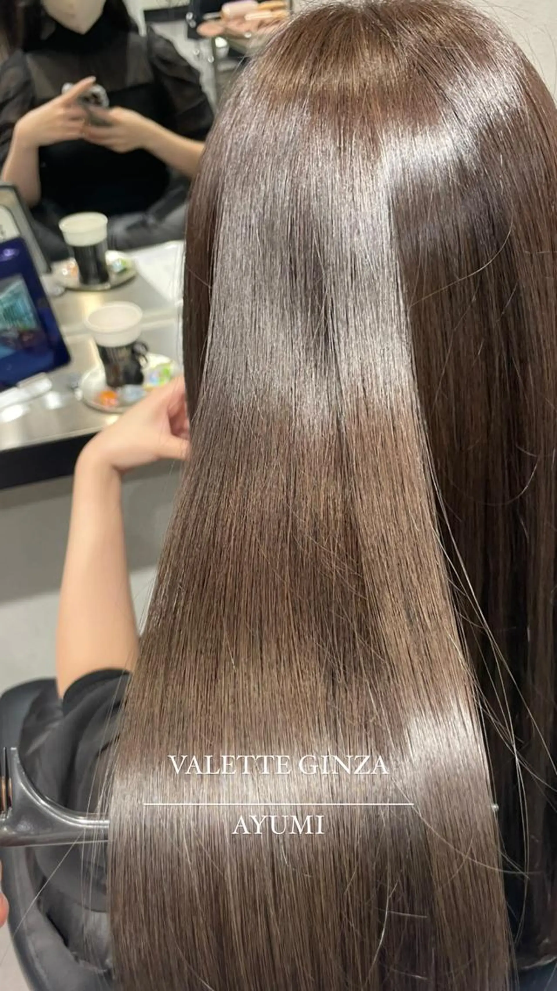 ロング カラー 韓国ヘア AYUMIのヘアスタイル