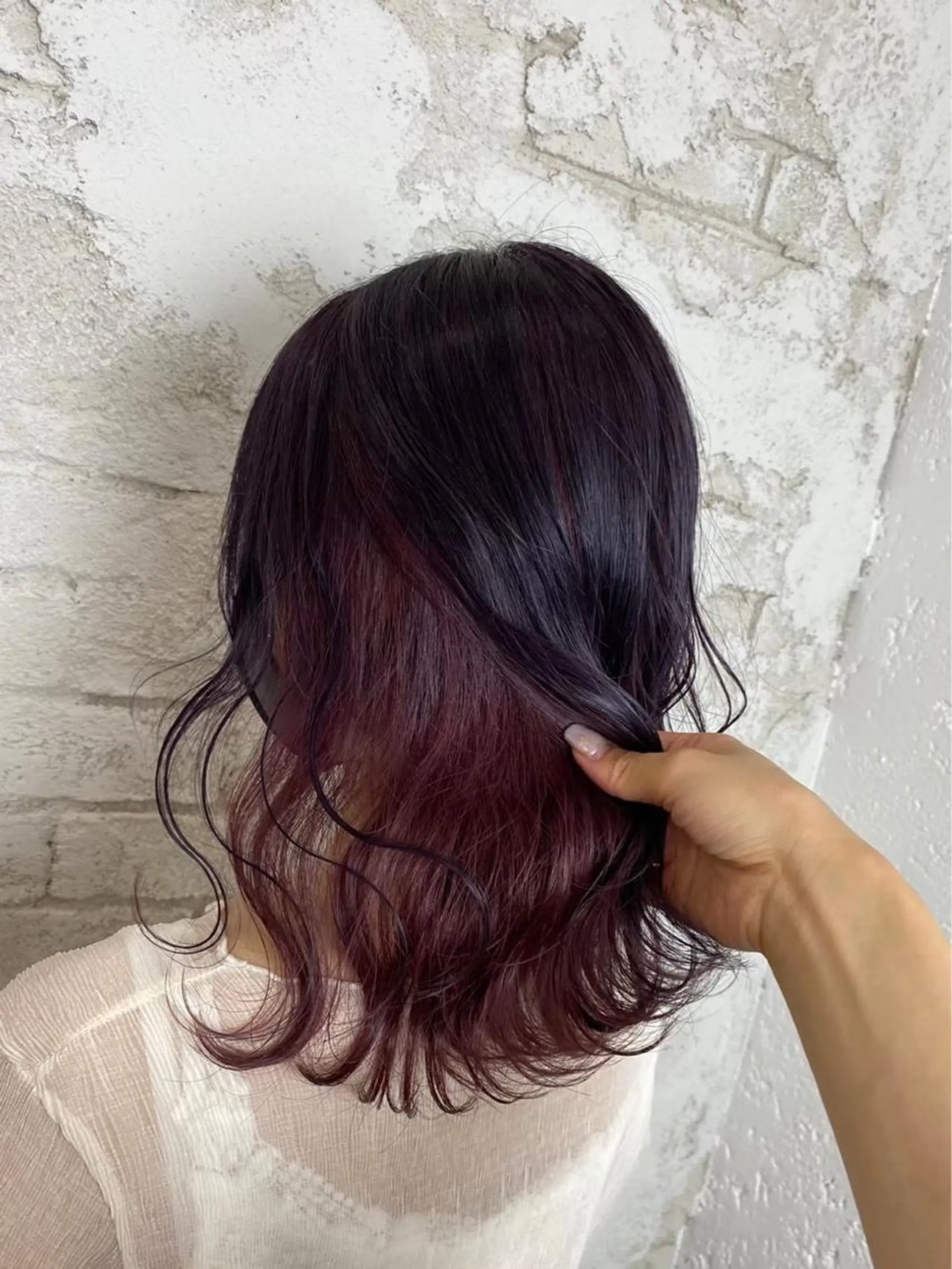 セミロング ♡インナーカラー♡ 💗kairi💗のヘアスタイル