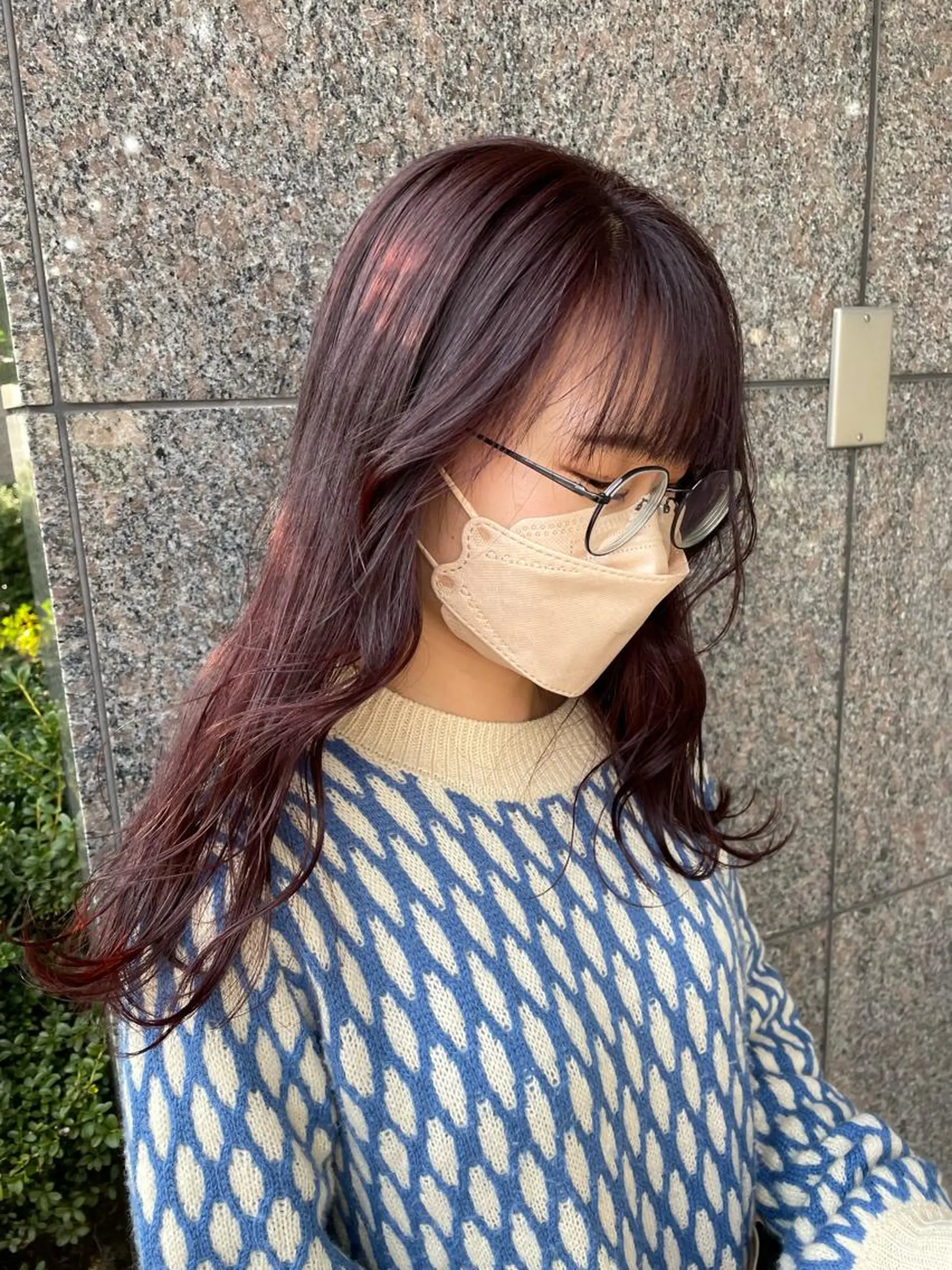 カラー BLANCA　HAIR西尾所属・新納 杏奈のヘアスタイル
