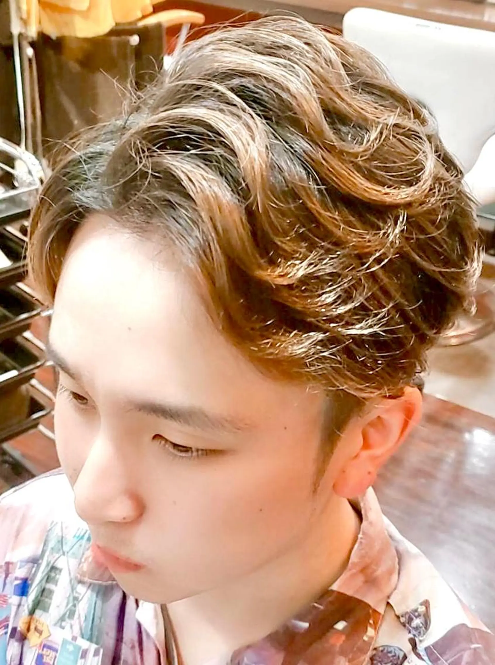 ショート カット パーマ Well's TAIGAのヘアスタイル