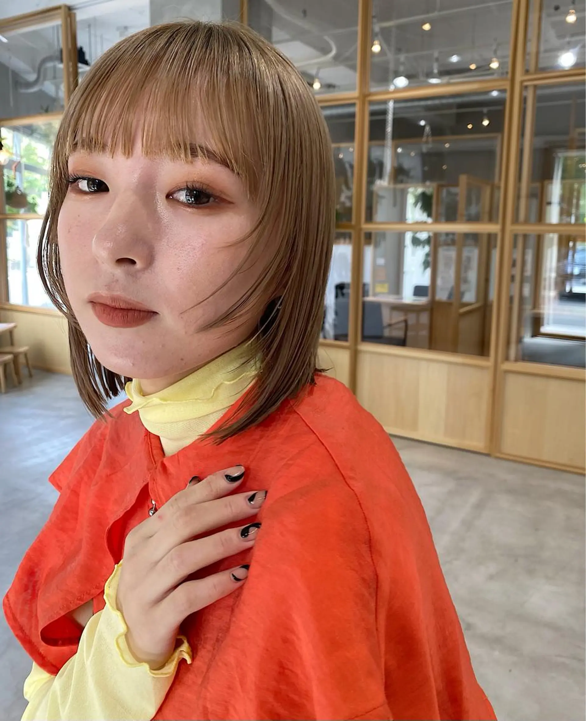 ミディアム 🌼FERIA梅田 shiho🌼のヘアスタイル