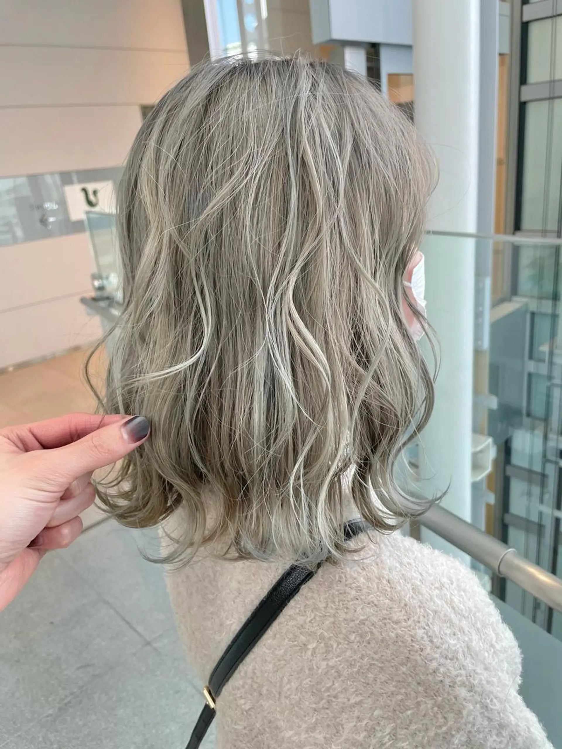 ミディアム ヘアカラー トリートメント 完全個室サロン💐 代表取締役💐梶谷のヘアスタイル