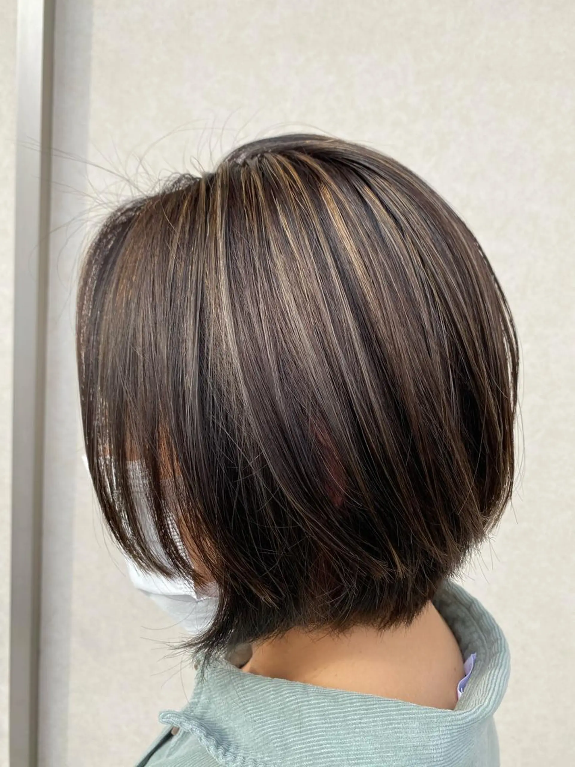 ミディアム カラー 渡辺　亮/ ハイライト/髪質改善のヘアスタイル