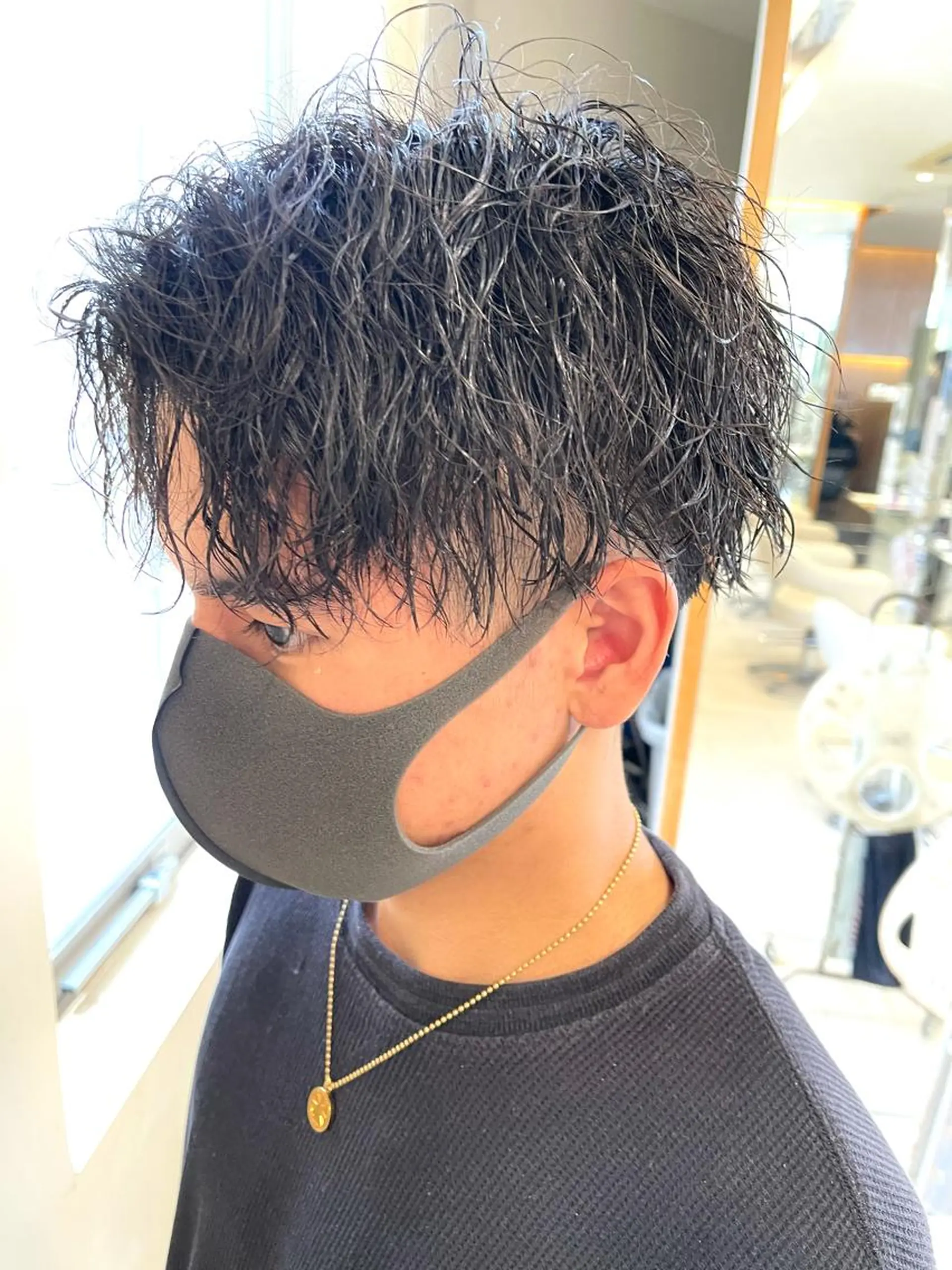 メンズ カット パーマ オーブヘアカメリア枚方店所属・AUBE HAIR 首藤優弥のヘアスタイル