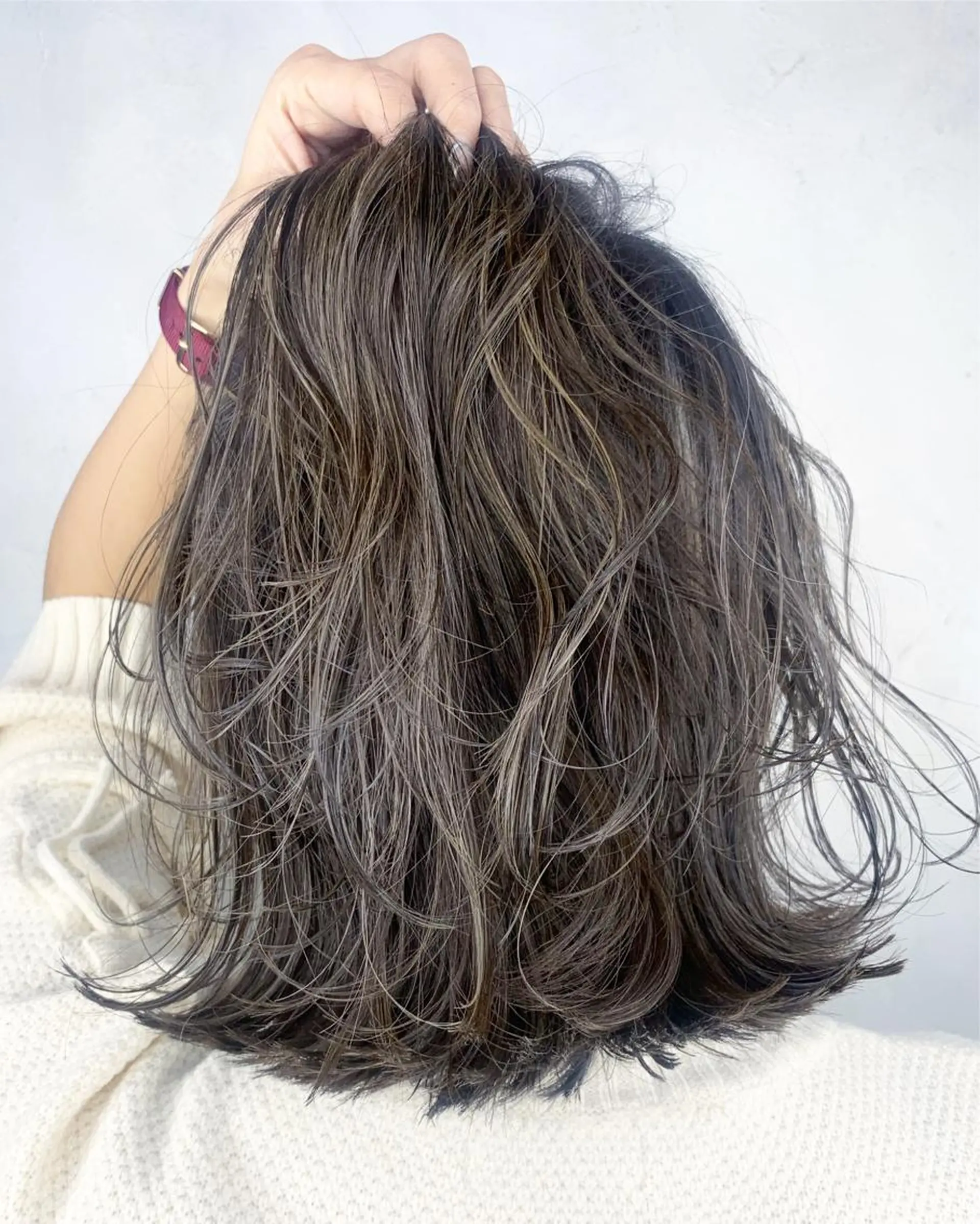 ミディアム ヘアカラー トリートメント 髪質改善×縮毛矯正 HairDr.LINO駒沢【リノ】所属・mam. mamicoのヘアスタイル