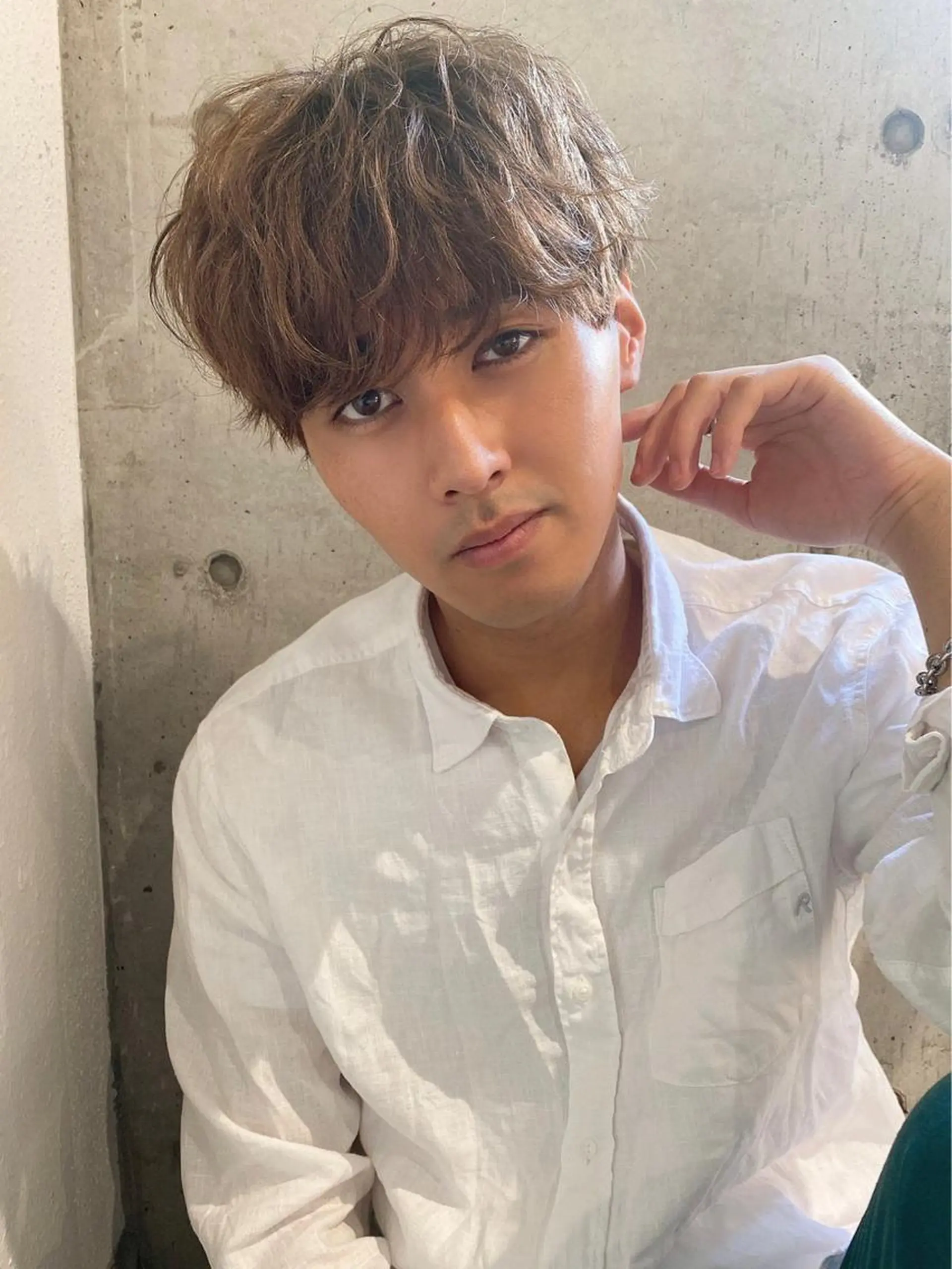 メンズ カット ヘアカラー メンズパーマ特化 荻田知也のヘアスタイル