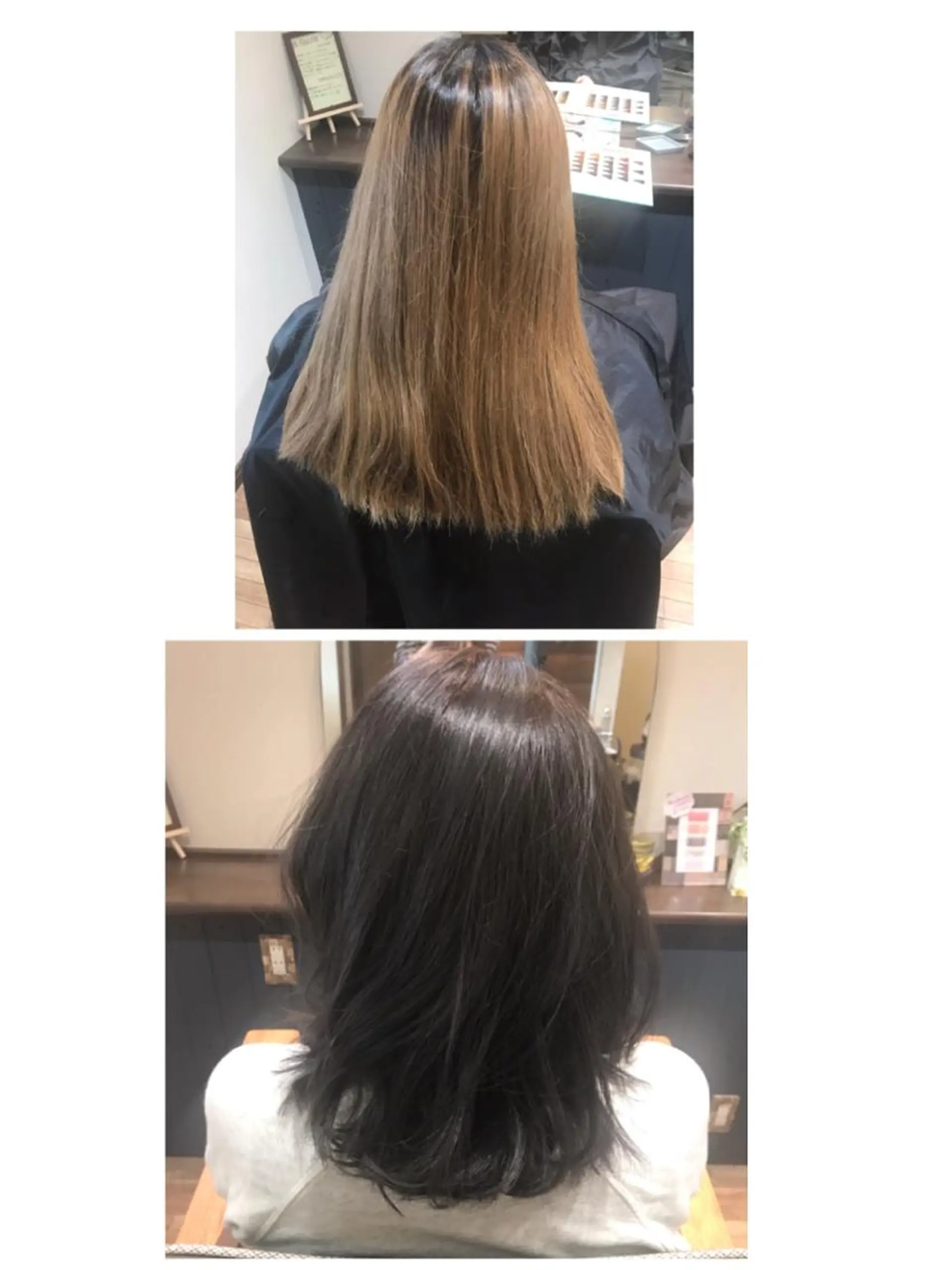 ミディアム カラー カット ヘアカラー トリートメント Ray hair&nail所属・Ray hair 春日部のヘアスタイル