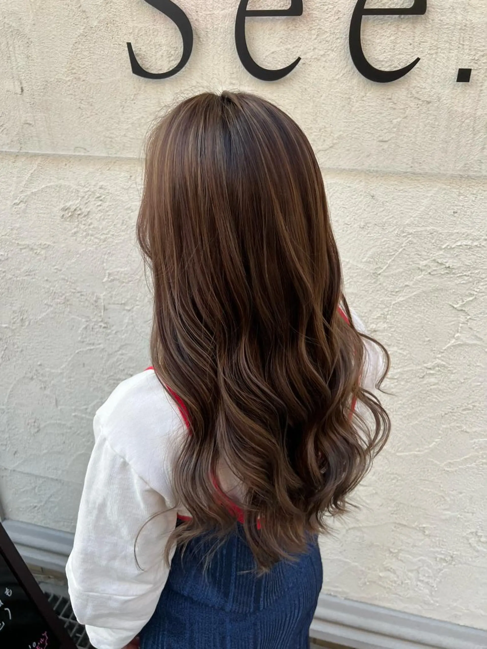 ロング トリートメント カット ヘアカラー トリートメント 似合わせ/カラー See.岡田友仁のヘアスタイル