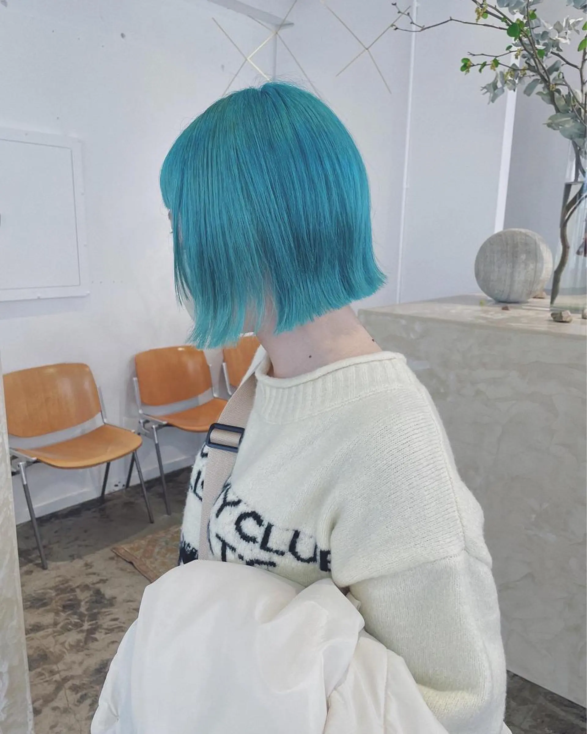 ミディアム カラー ブリーチ カット ヘアカラー Terve. 杉山 将悟のヘアスタイル