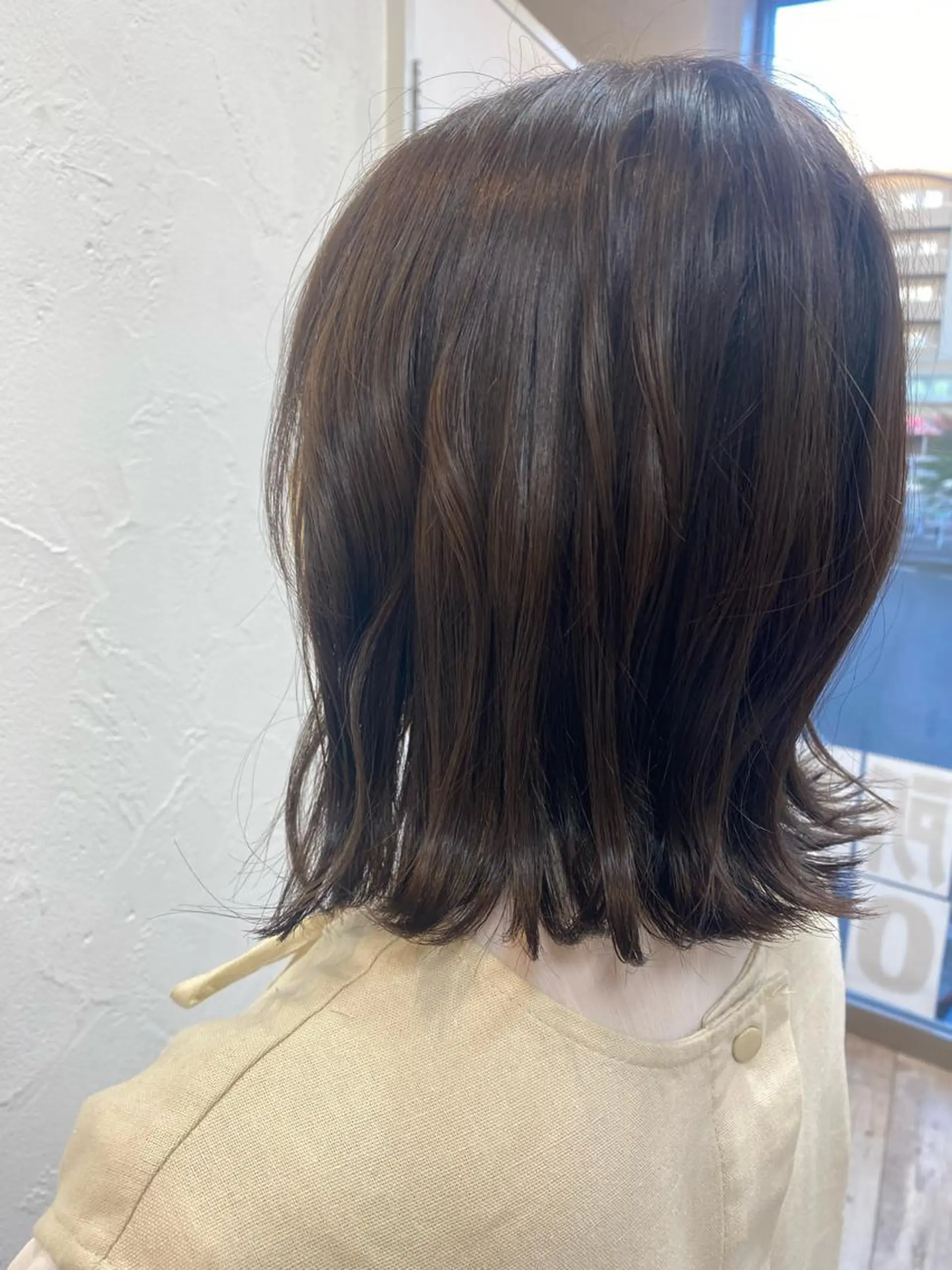 カラー 女性カットモデル 募集　石田沙優美のヘアスタイル