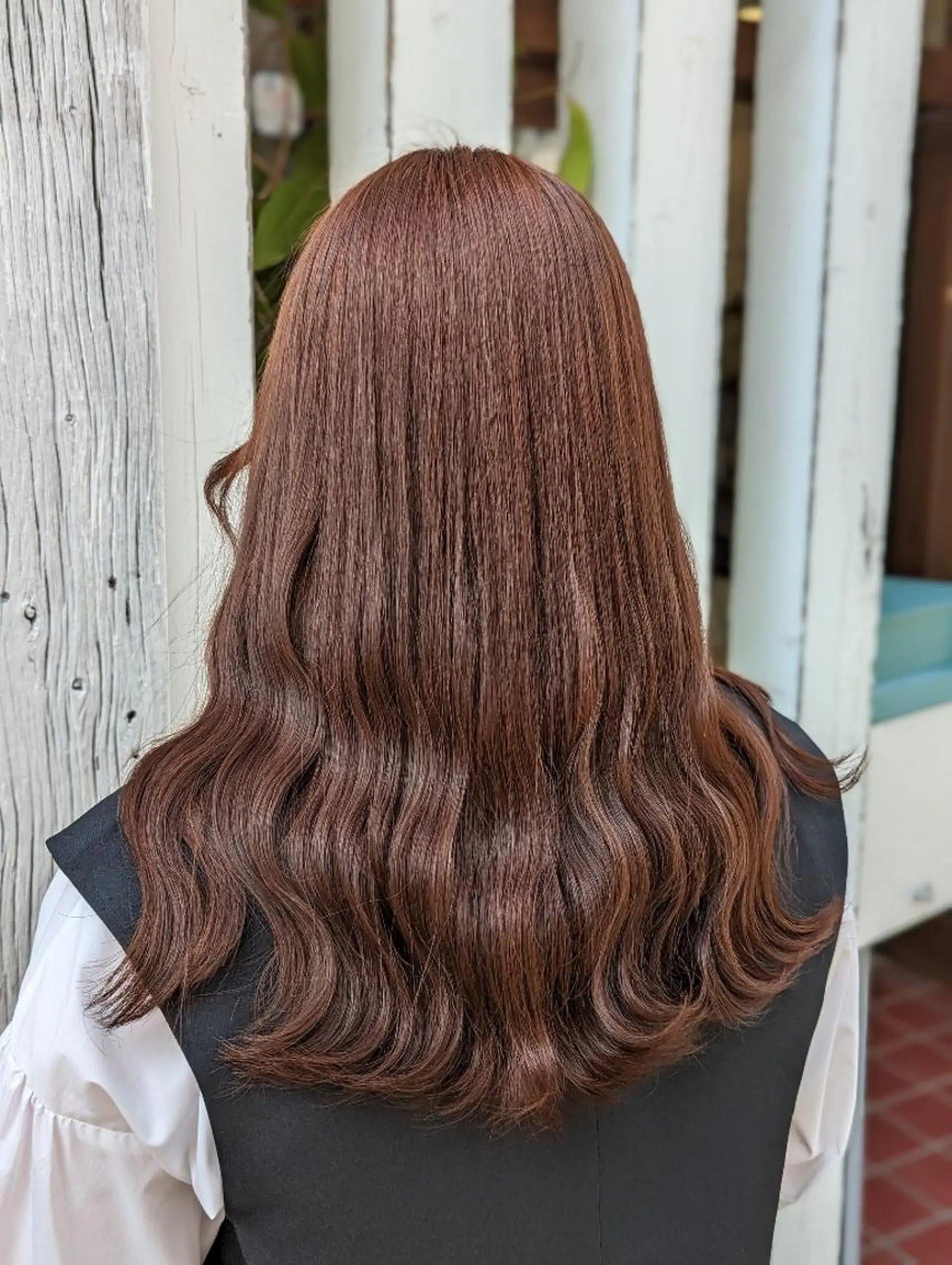 カラー 髪質改善アンブリーチ 店長みやけななのヘアスタイル
