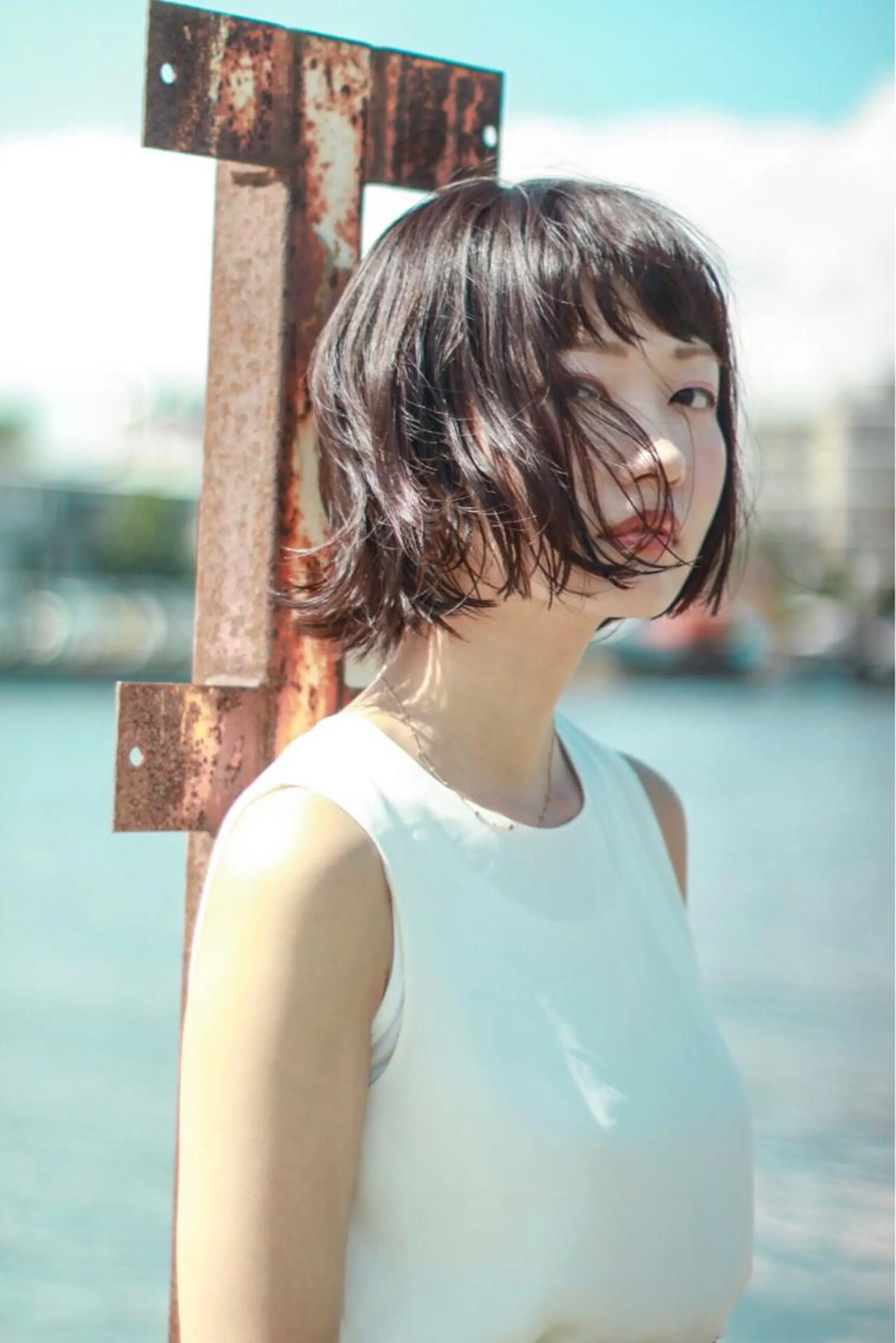 ショート ボブ 外ハネヘア GOTODAY SHAiRE SALON原宿本店所属・【デザイナー】 アシカワカイトのヘアスタイル