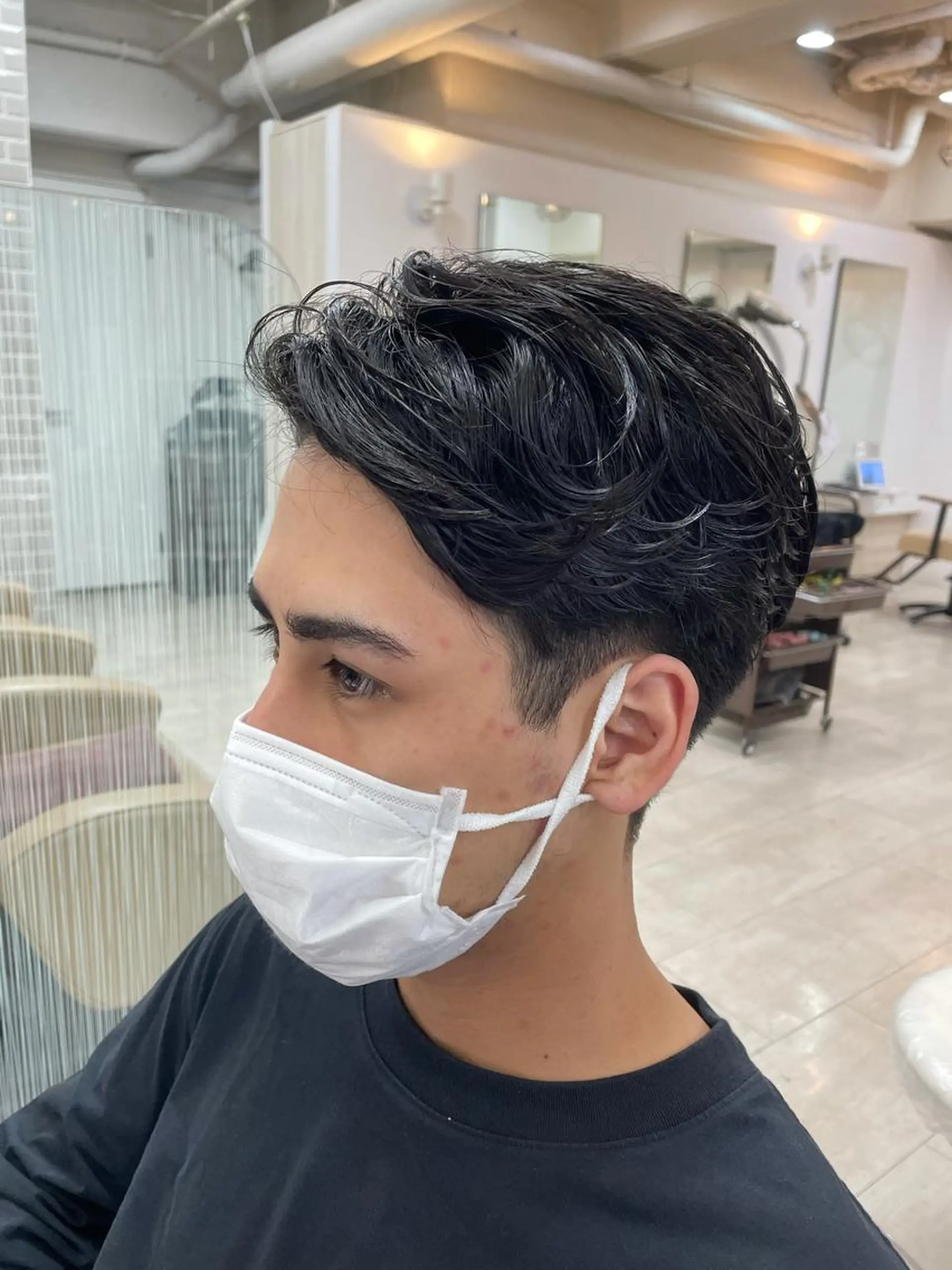 メンズ メンズパーマ 中野 健人のヘアスタイル