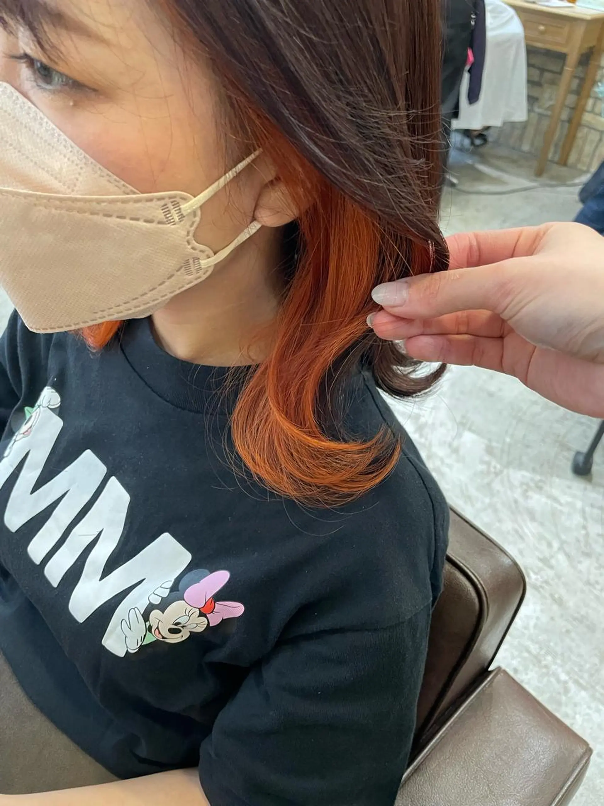 ミディアム カラー カット ヘアカラー トリートメント 青山 早希🐾のヘアスタイル