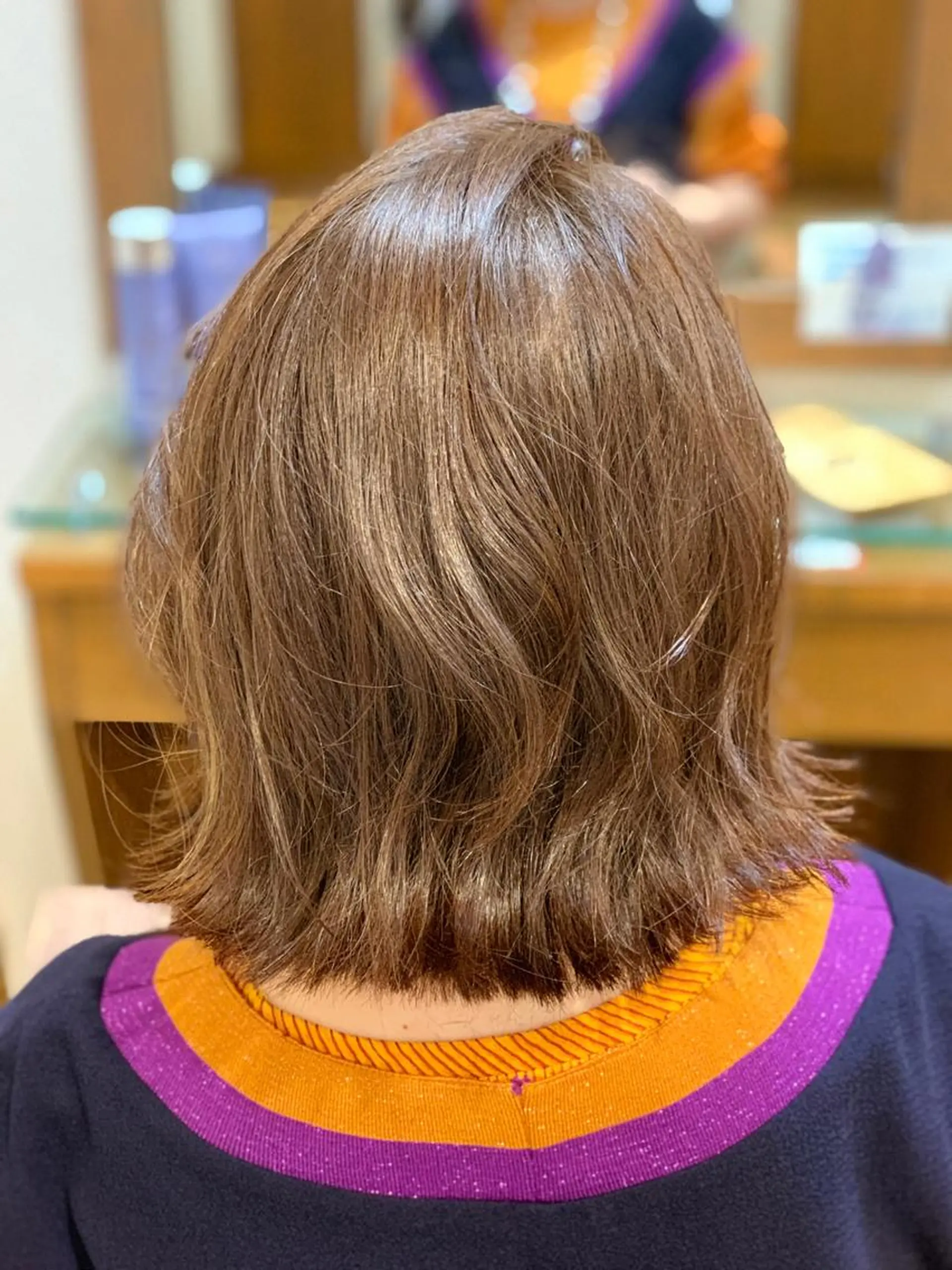 ミディアム エクリ麻布十番所属・斉藤健 秋谷百花のヘアスタイル