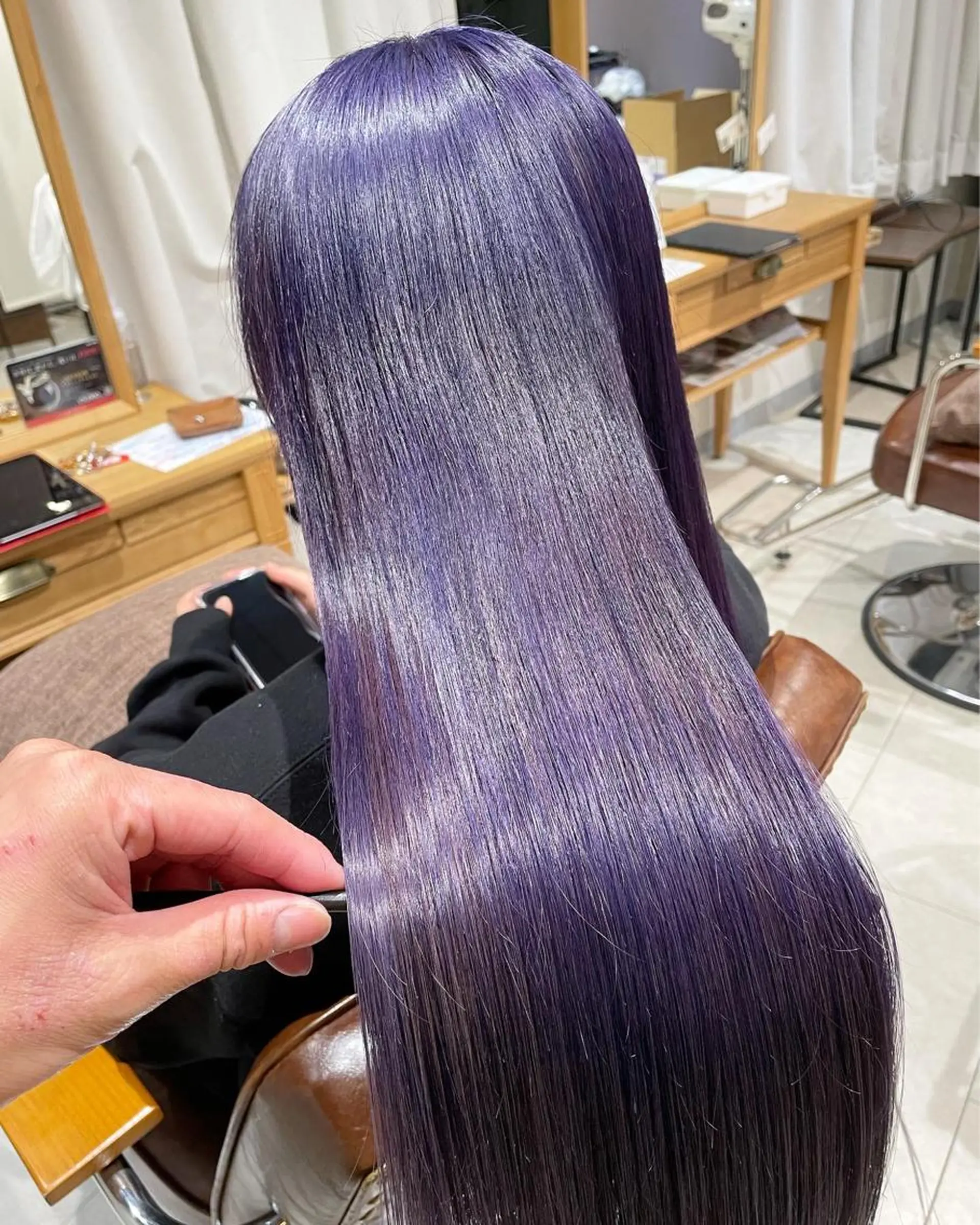 セミロング カラー ブリーチ ケアブリーチ 髪質改善 カット ヘアカラー トリートメント 過去一の柔髪ヘア 🌿IVYjoureのヘアスタイル