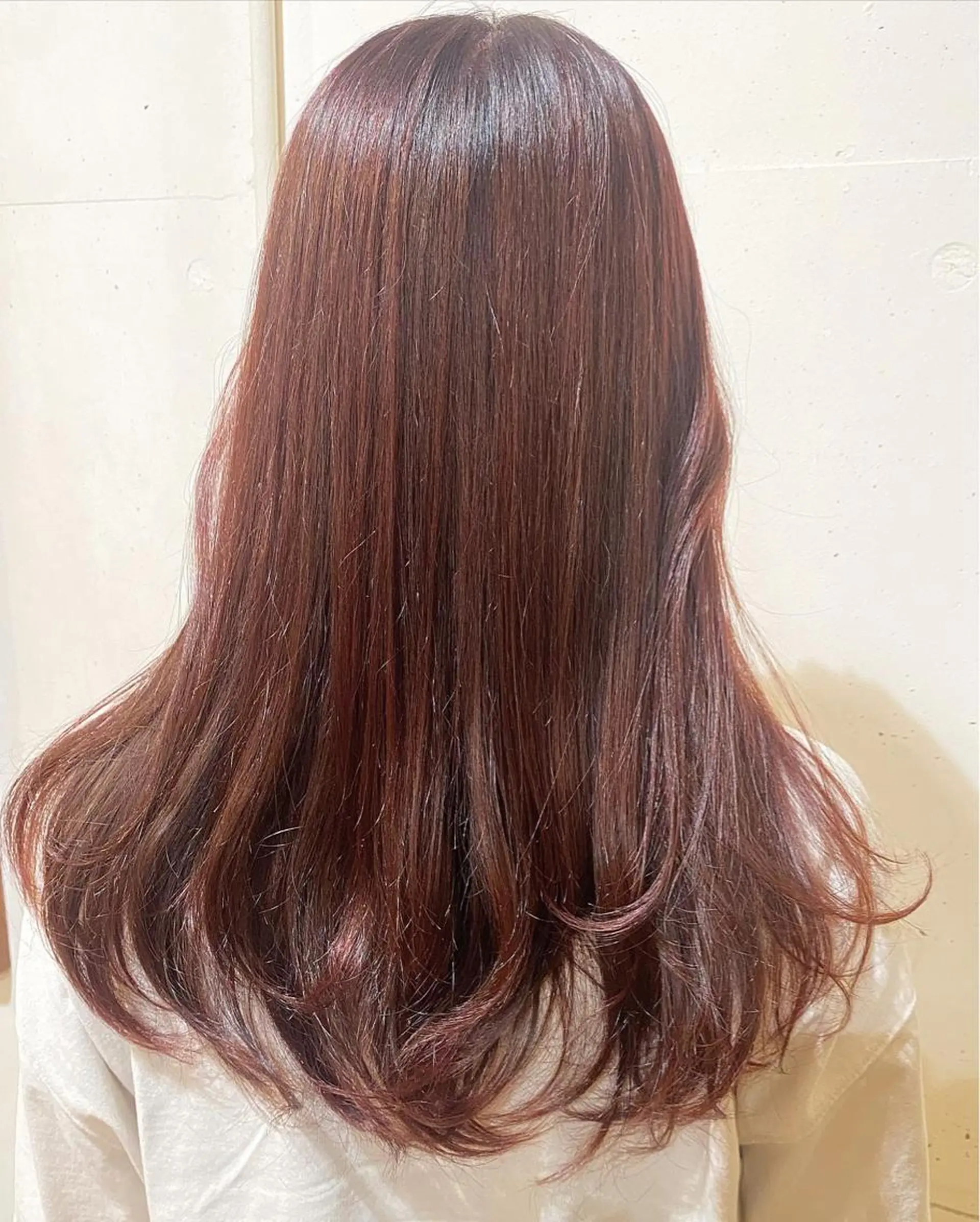 ロング カラー ブラウンカラー ピンクカラー ピンクブラウン miyu ボブモデル募集中のヘアスタイル
