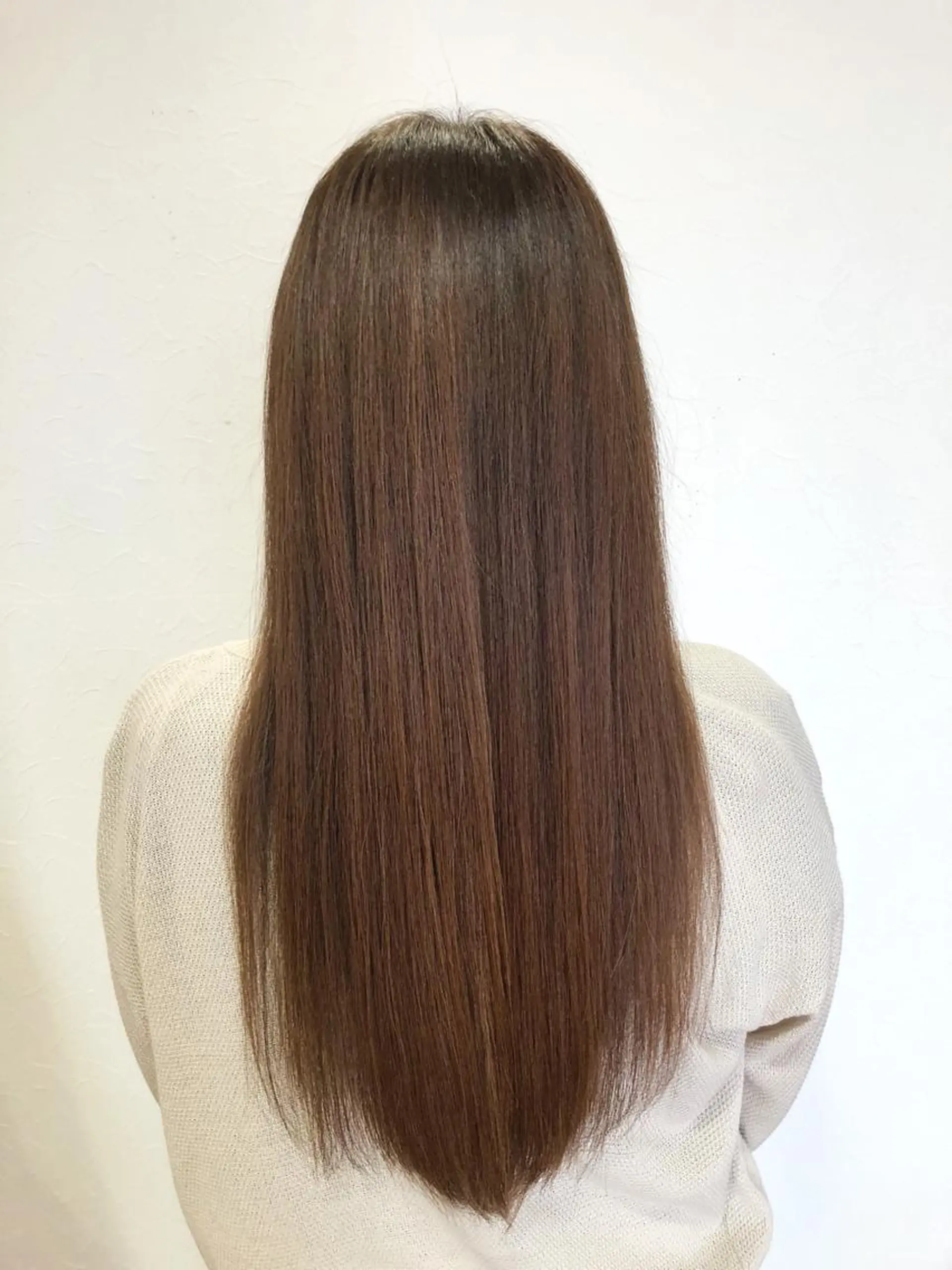 ロング カット ヘアカラー トリートメント 山田 守のヘアスタイル