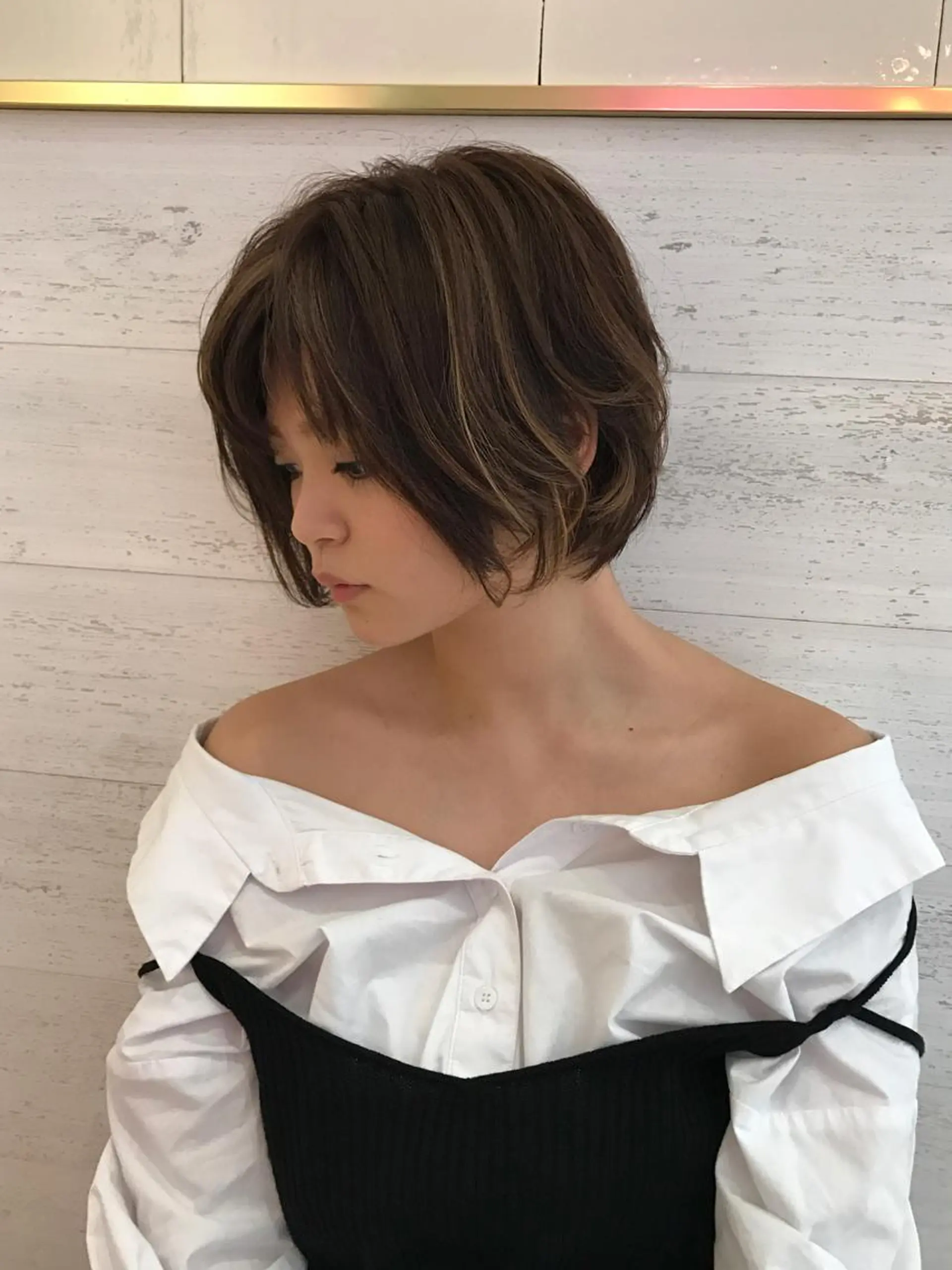ショート カラー 肩より上ヘア特化/ 山田シュウヘイのヘアスタイル