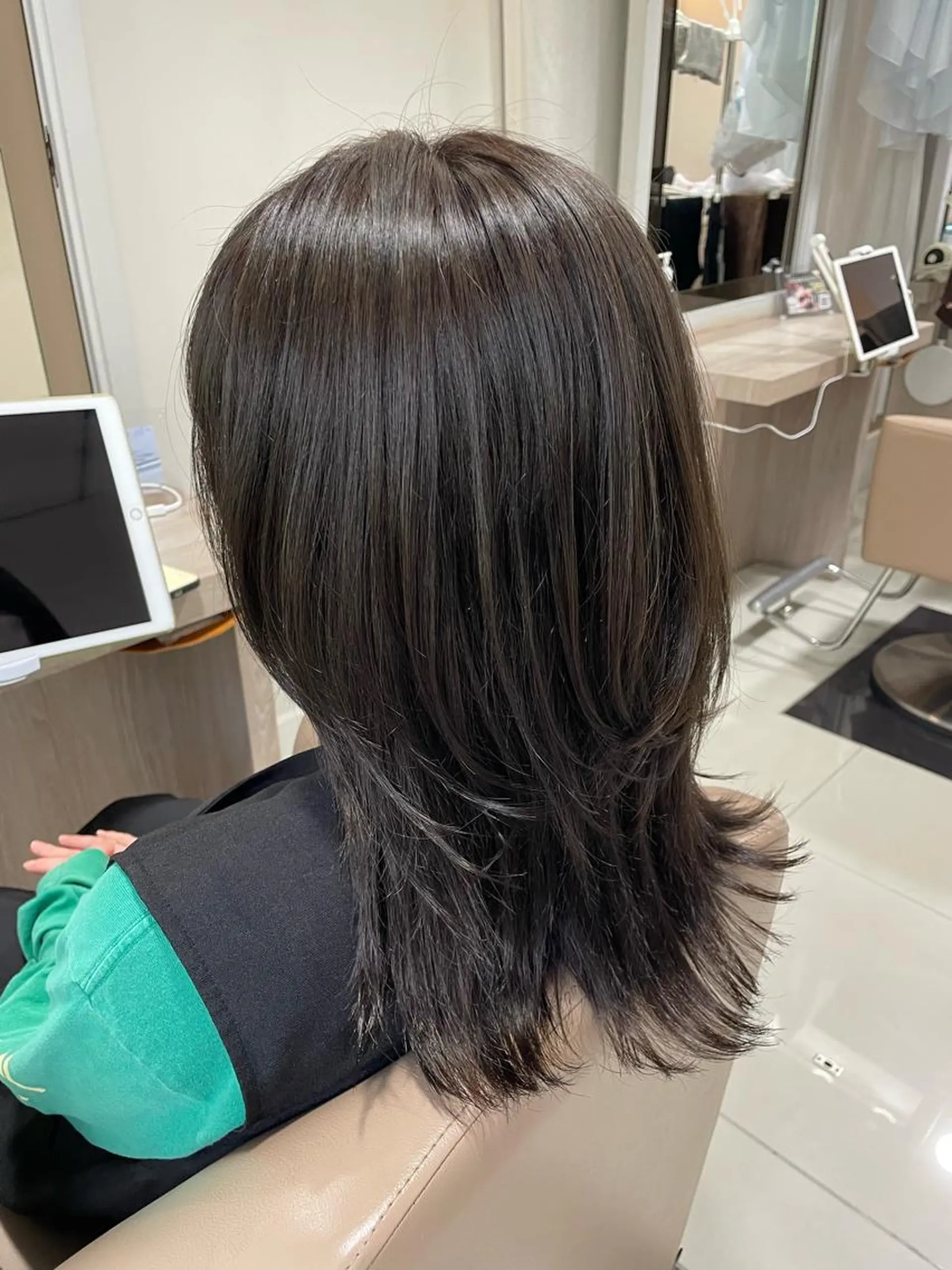 カラー Hair salon　Sui所属・コテ巻き風パーマ 暖色カラー/伊藤菜月のヘアスタイル