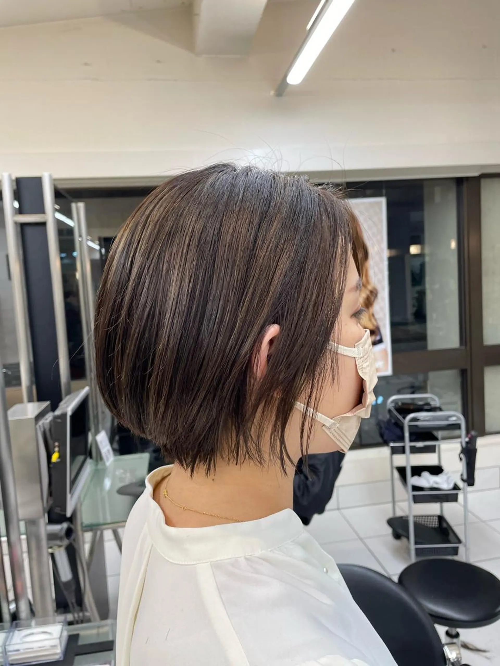 ショート ショートボブ ボブ ショートヘア 大山 真衣のヘアスタイル