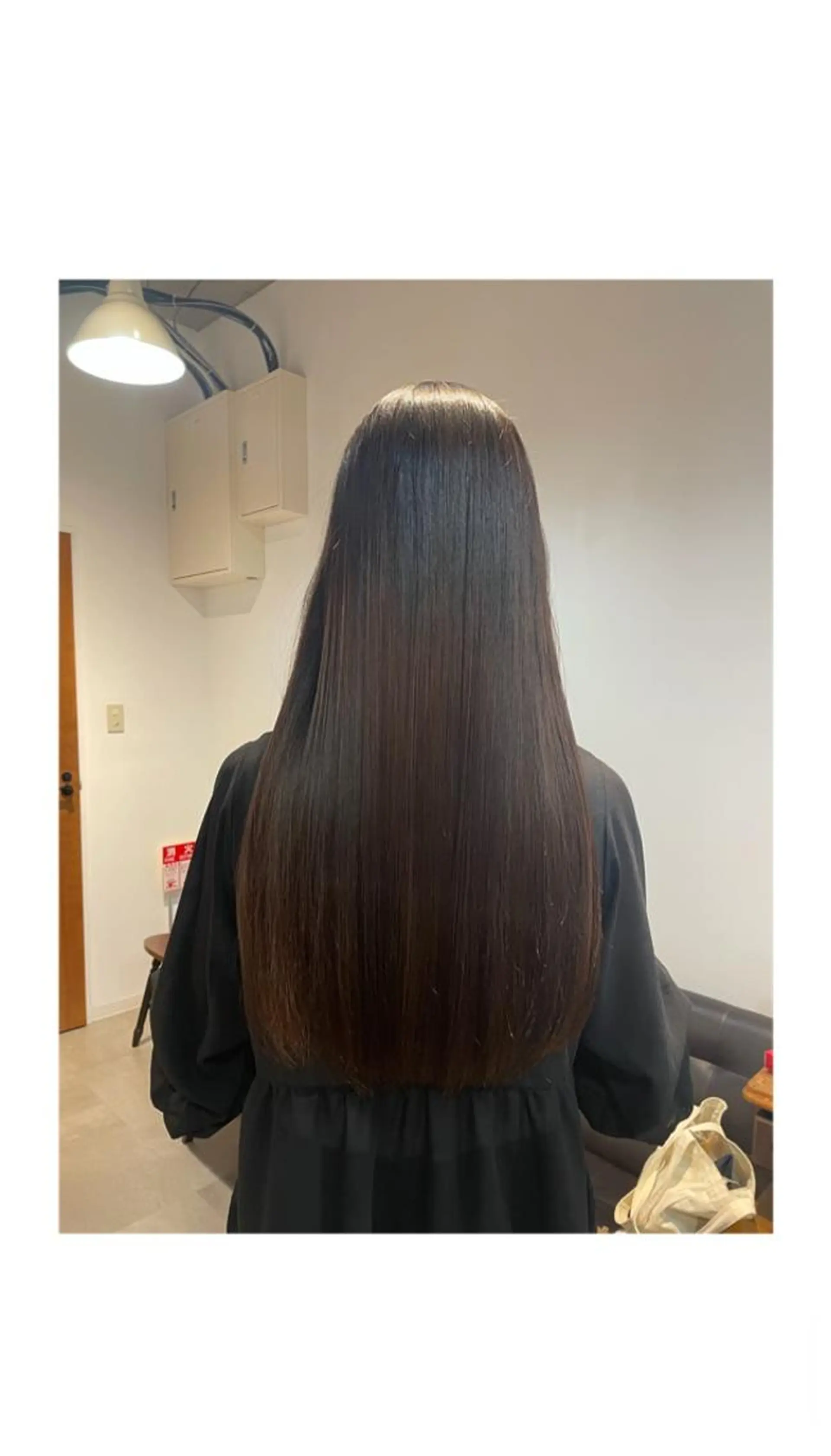 ロング 縮毛矯正 Ameri所属・Riko🫧 艶カラーのヘアスタイル