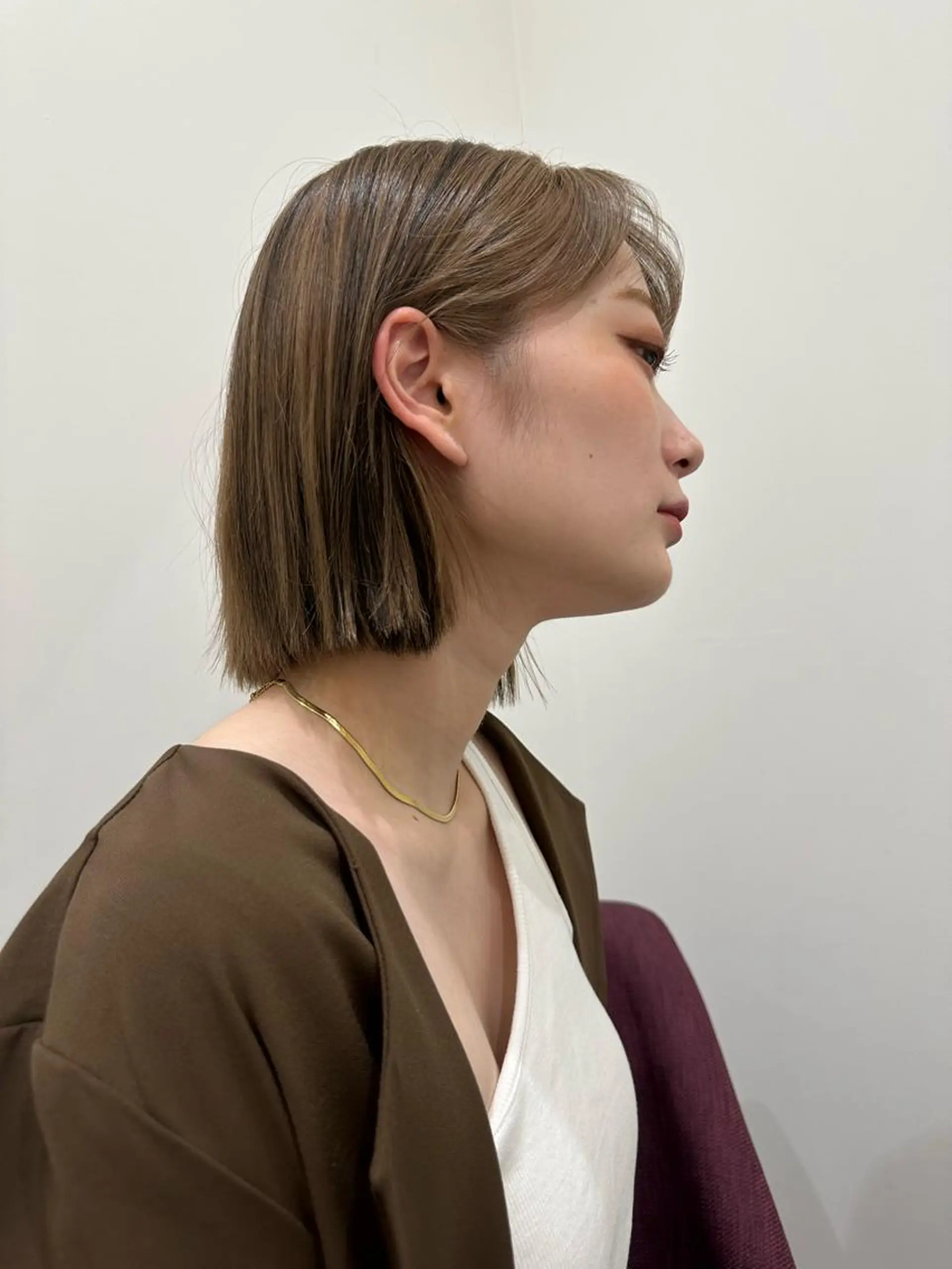 ショート カラー ヘアアレンジ 切りっぱなしボブ 黒髪 ボブ くびれヘア タンバルモリ 🌿レイヤー/髪質 改善/🌿JINのヘアスタイル