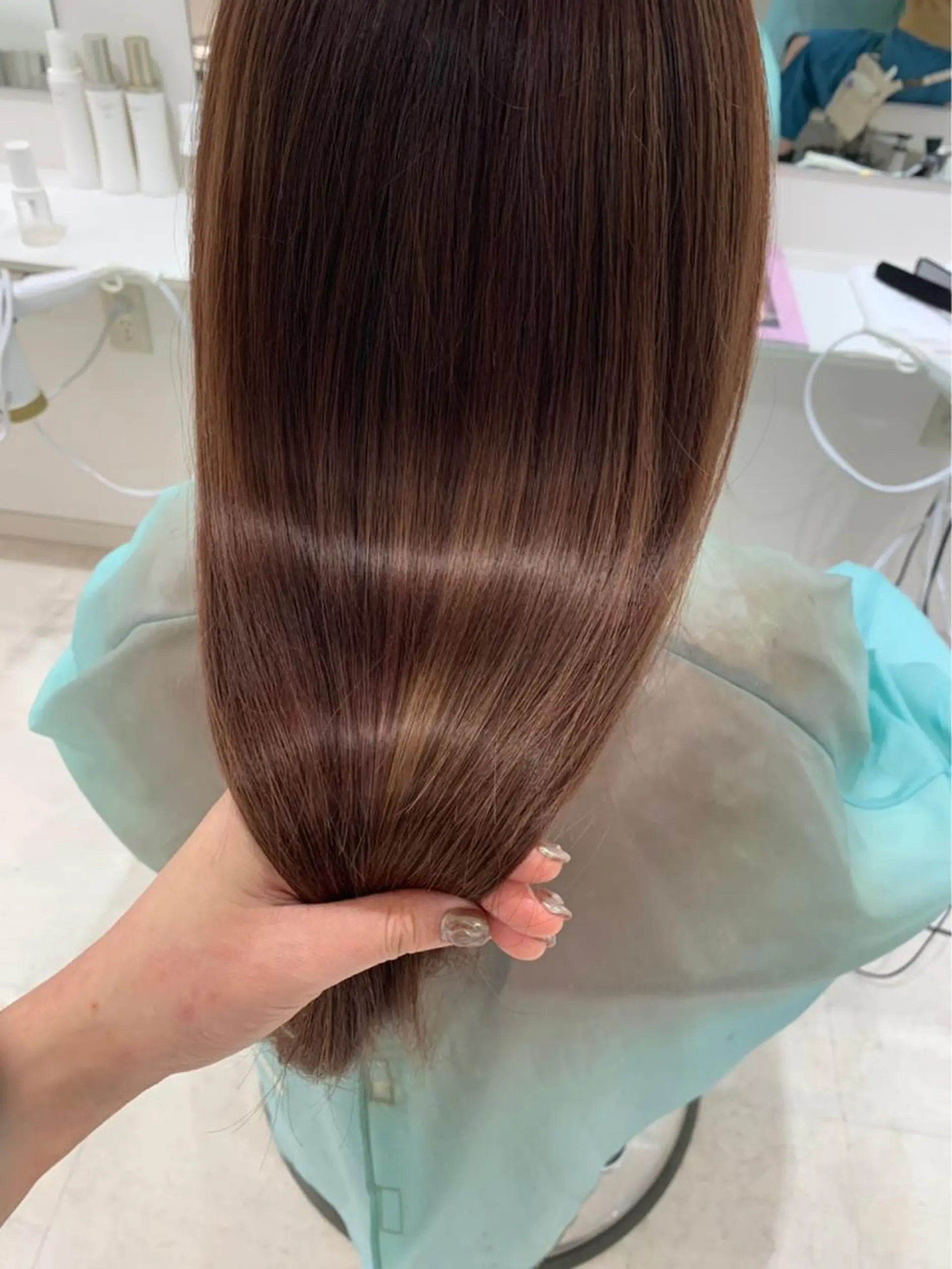 ロング カラー ヘアアレンジ 髪質改善 トリートメント 酸熱トリートメント GO TODAY  SHAiRE SALON岡山所属・Sana/ 耳ツボ/インナーのヘアスタイル