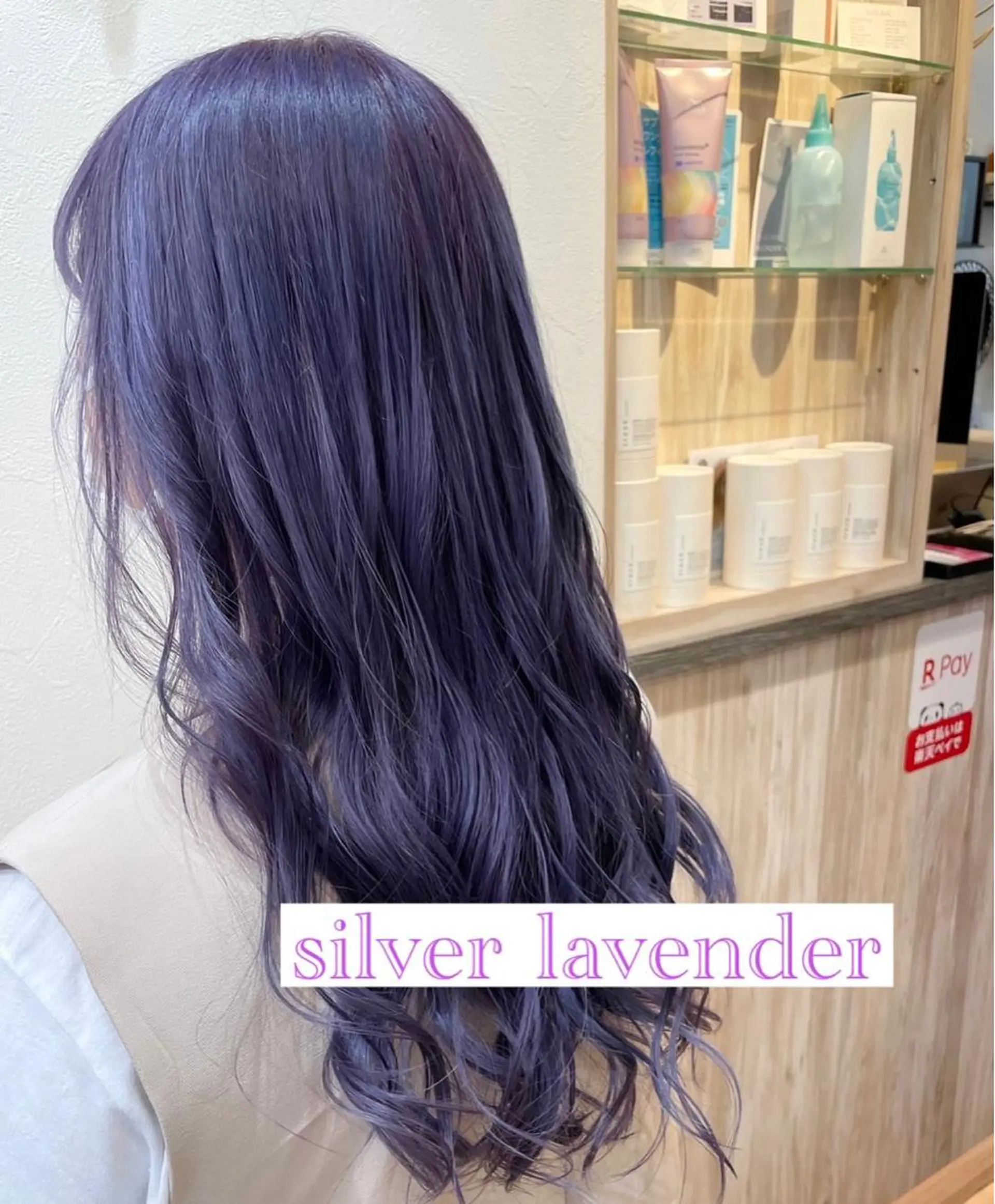 ロング カラー ブリーチ ラベンダーカラー シルバー ヘアカラー 柿原啓登【メンズパー マ/ハイトーン】のヘアスタイル