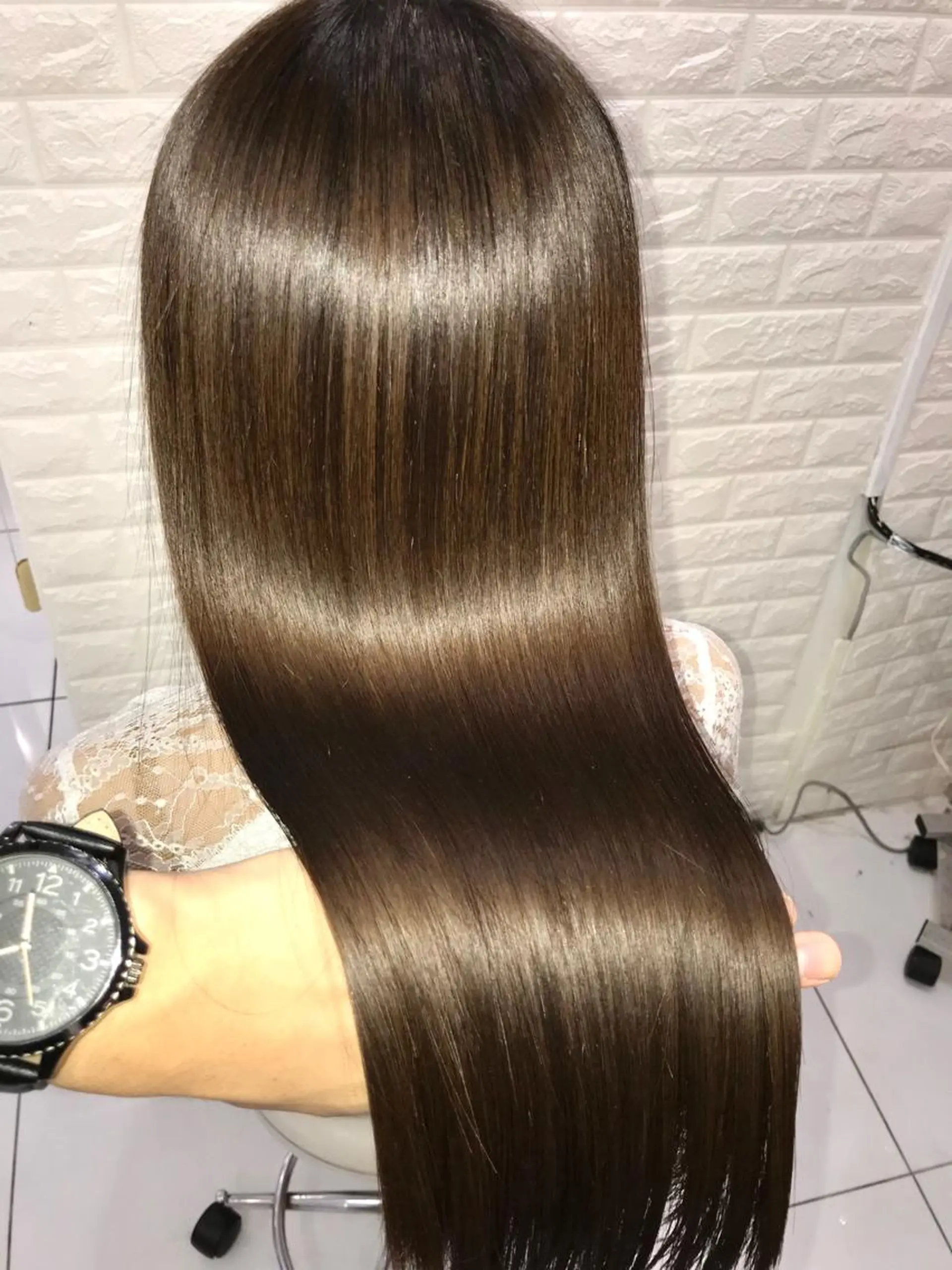 ロング カラー アクアカラー 髪質改善 トリートメント 20代半ば上質なへア ケア 髪質改善 大西のヘアスタイル